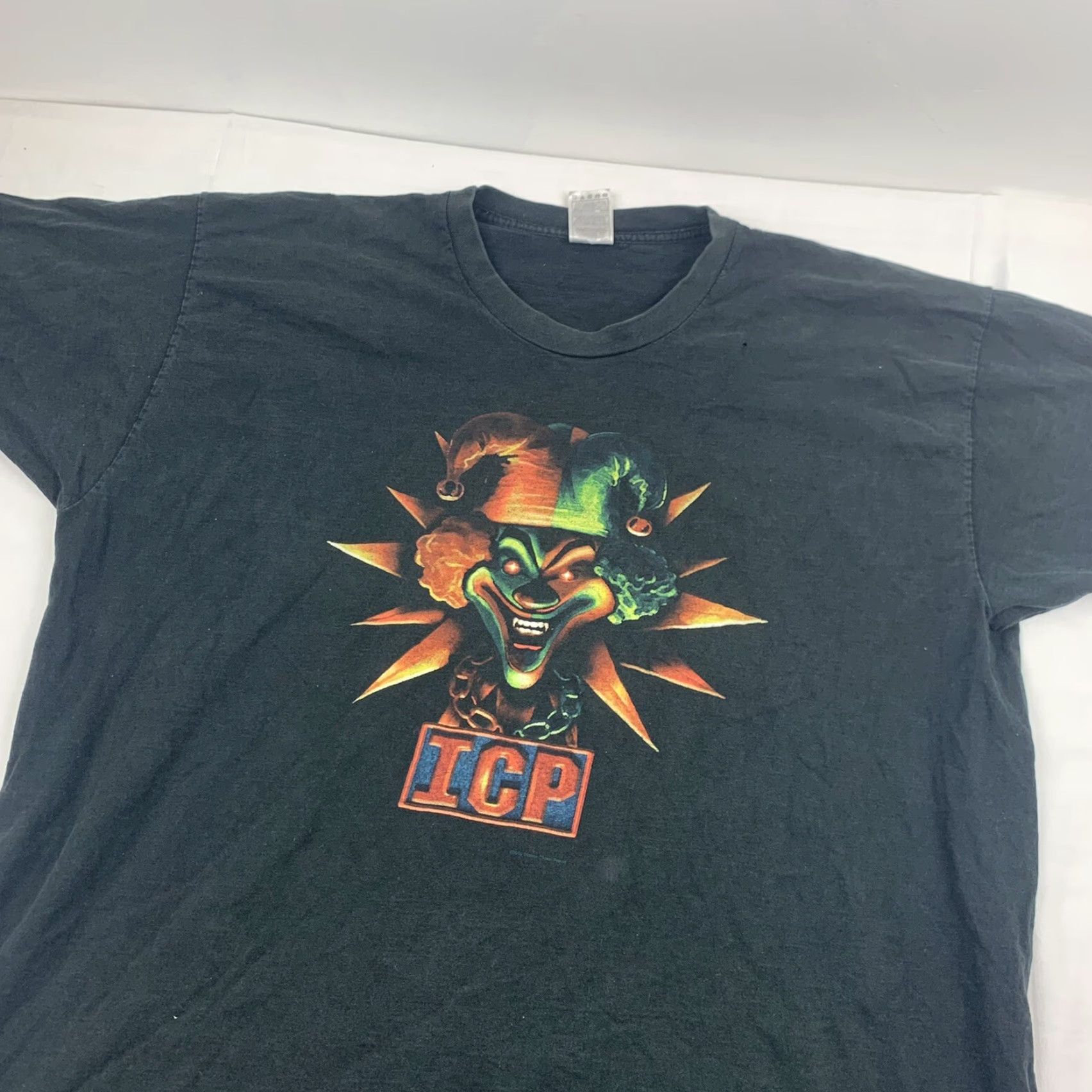 Fruit Of The Loom VINTAGE Insane Clown Posse T-Shirt 2XL Men Black Band Concert 90s Y2K Size US XXL / EU 58 / 5 - 2 Thumbnail