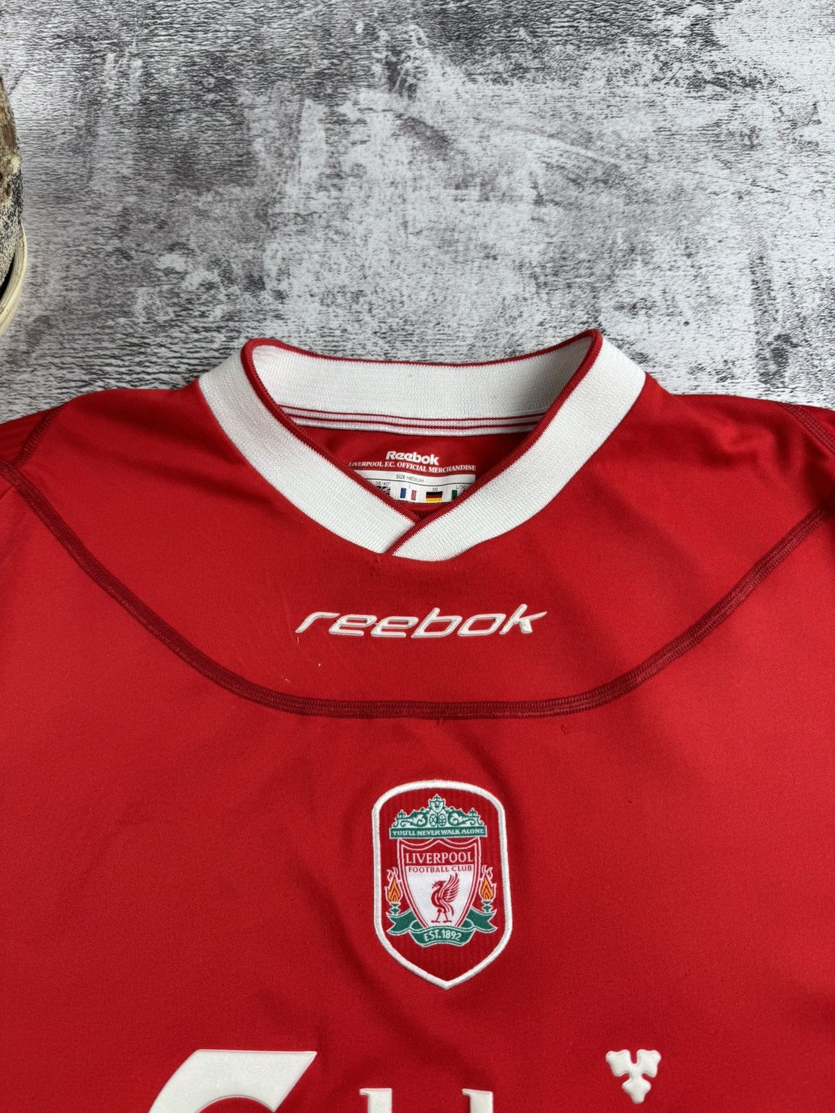 Reebok Vintage Liverpool 2002/2004 Home Football Shirt Jersey Kit Size US M / EU 48-50 / 2 - 9 Thumbnail