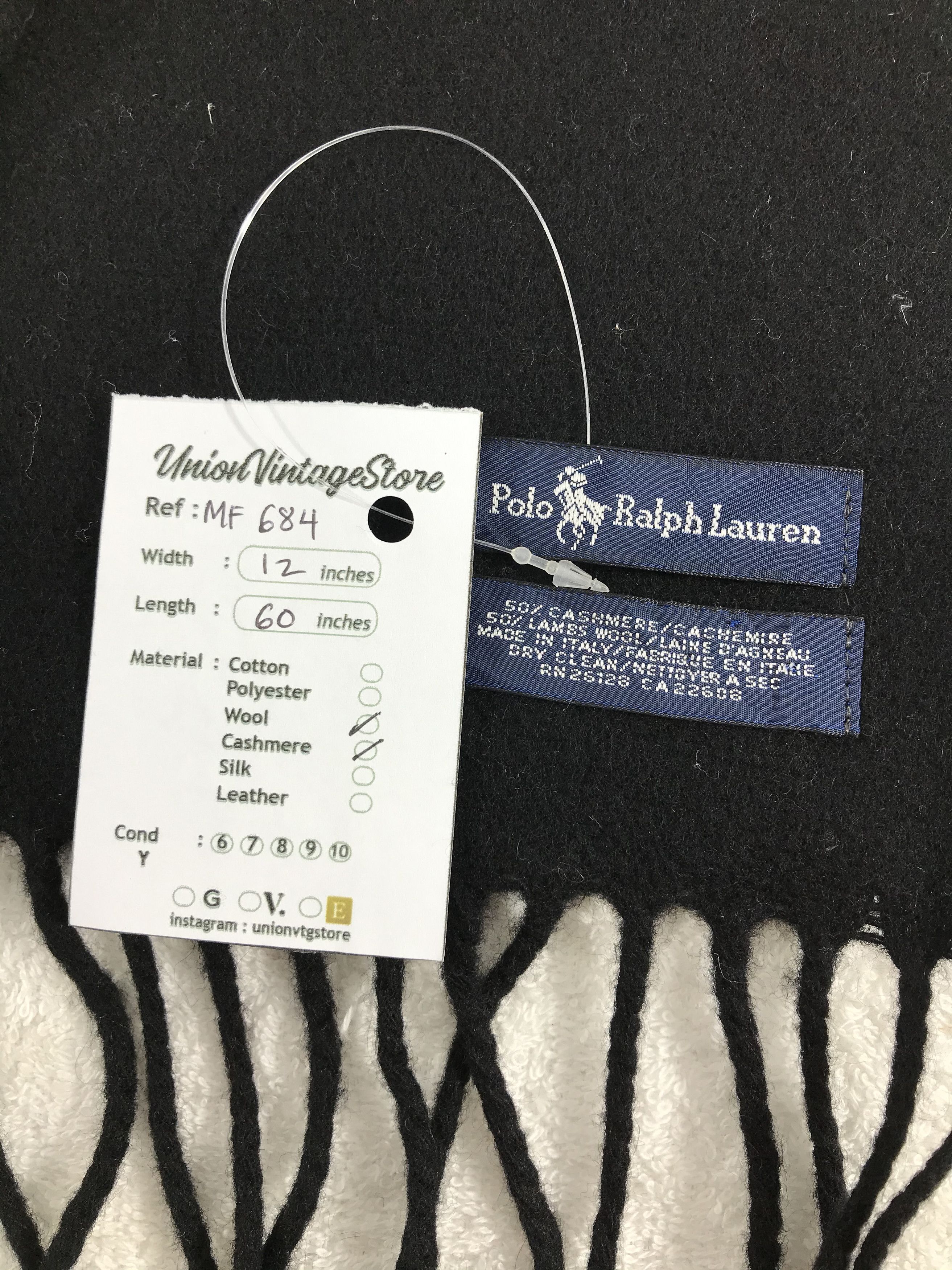 Polo Ralph Lauren Vintage Polo Ralph Lauren Scarf/Muffler/Neckwear MF684 Size ONE SIZE - 5 Thumbnail