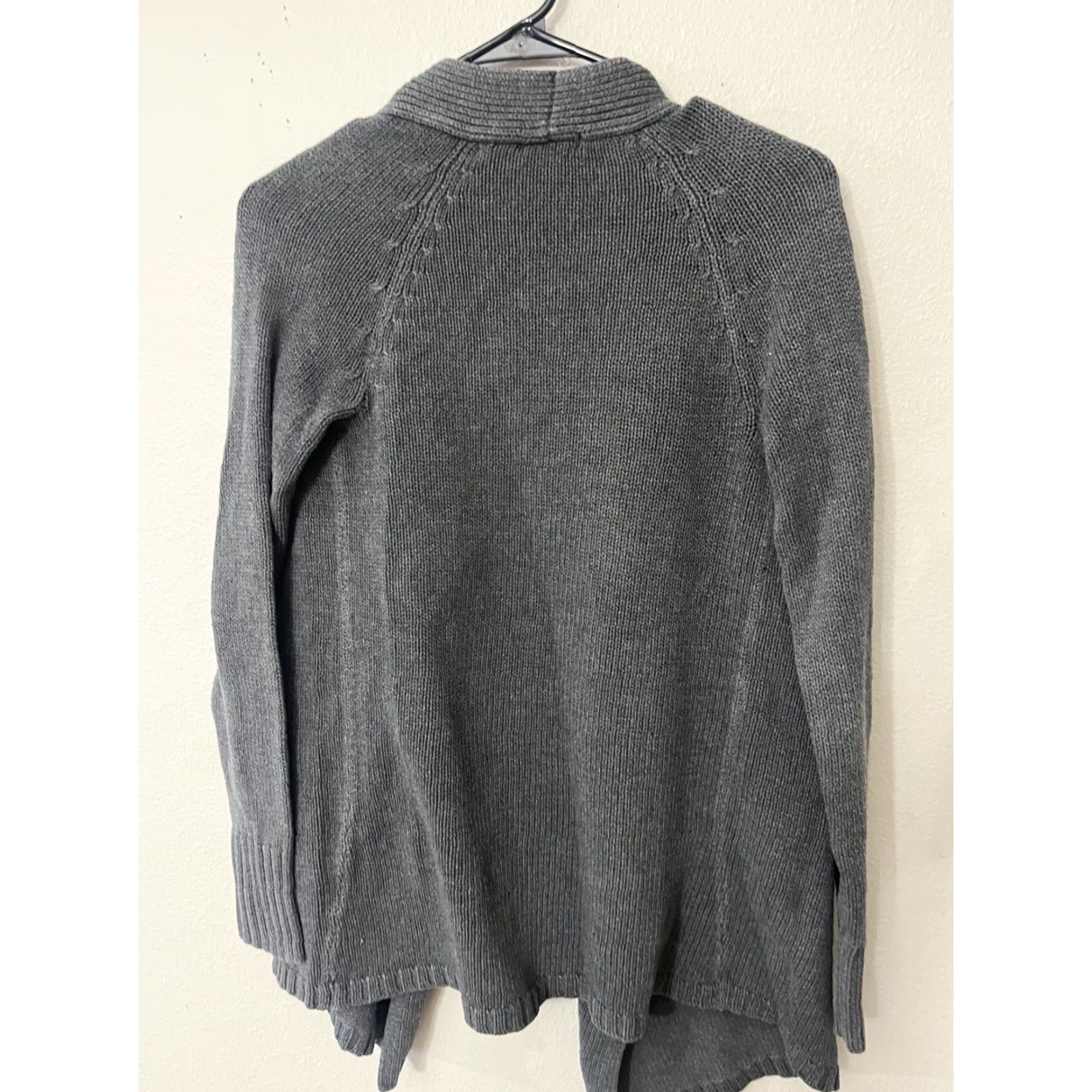 Gap GAP Cardigan Women S Gray Open-Front Lightweight Sweater EUC Womens Size S / US 4 / IT 40 - 6 Thumbnail