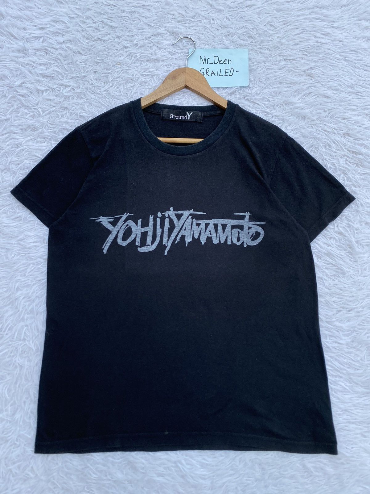 Yohji Yamamoto Rare Vintage Yohji Yamamoto Spellout Tshirt Size US M / EU 48-50 / 2 - 2 Thumbnail