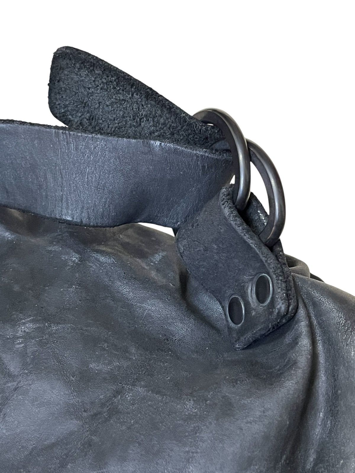 Isamu Katayama Backlash ISAMU KATAYAMA BACKLASH BLACK LEATHER COWHIDE SHOULDER BAG Size ONE SIZE - 11 Thumbnail