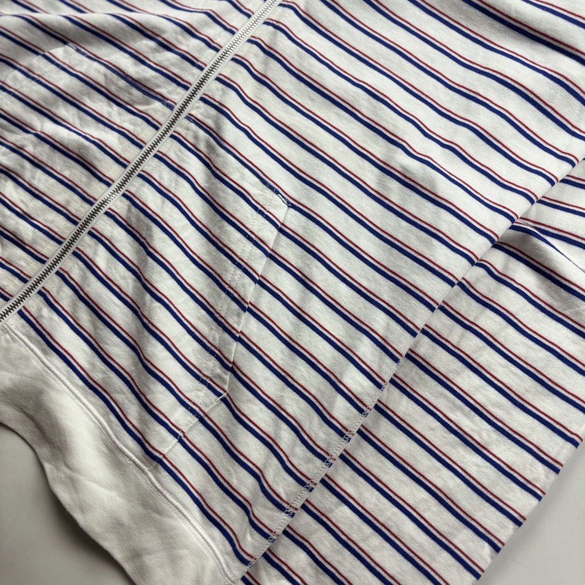 Visvim Visvim Stripe Zipped Hoodie Size US L / EU 52-54 / 3 - 4 Thumbnail