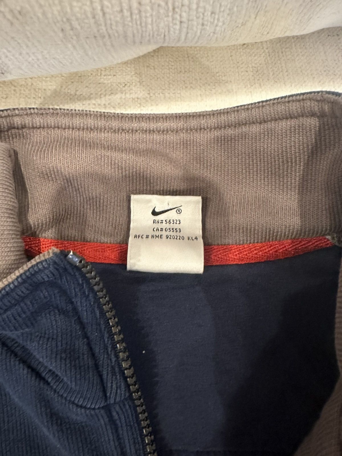Nike × Vintage Vintage Dark Blue Nike Quarter Zip Size US S / EU 44-46 / 1 - 3 Thumbnail
