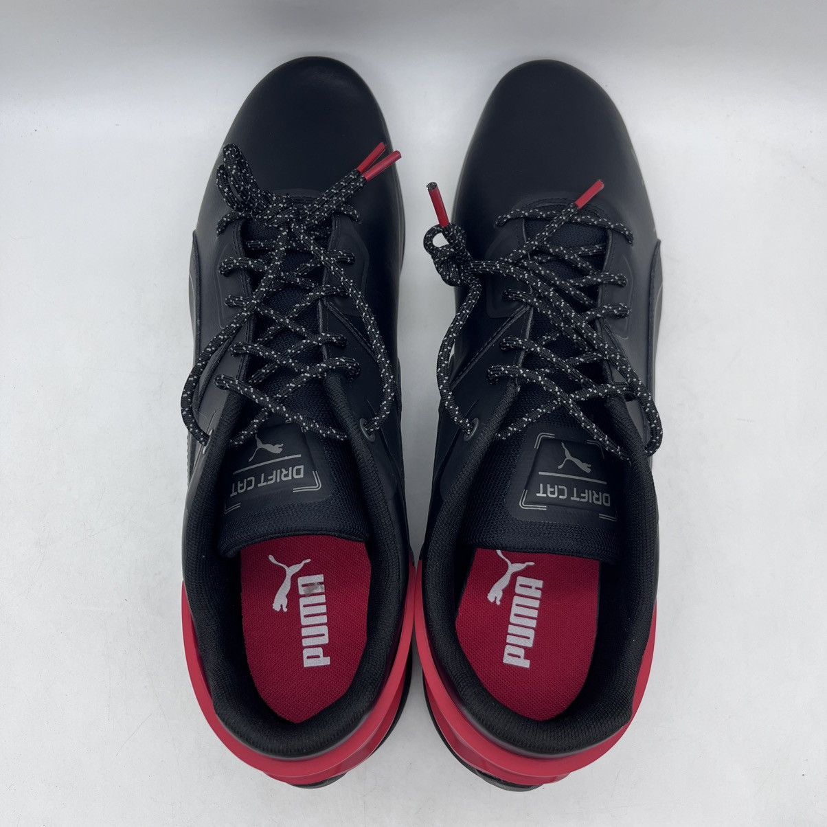 Ferrari × Puma Puma x Ferrari Drift Cat Delta Black Red Driving Sneakers Size US 13 / EU 46 - 6 Thumbnail