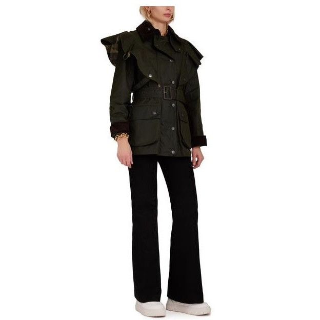 BARBOUR FOR Chloé DUSTYNラッフルジャケット CHLOÉ