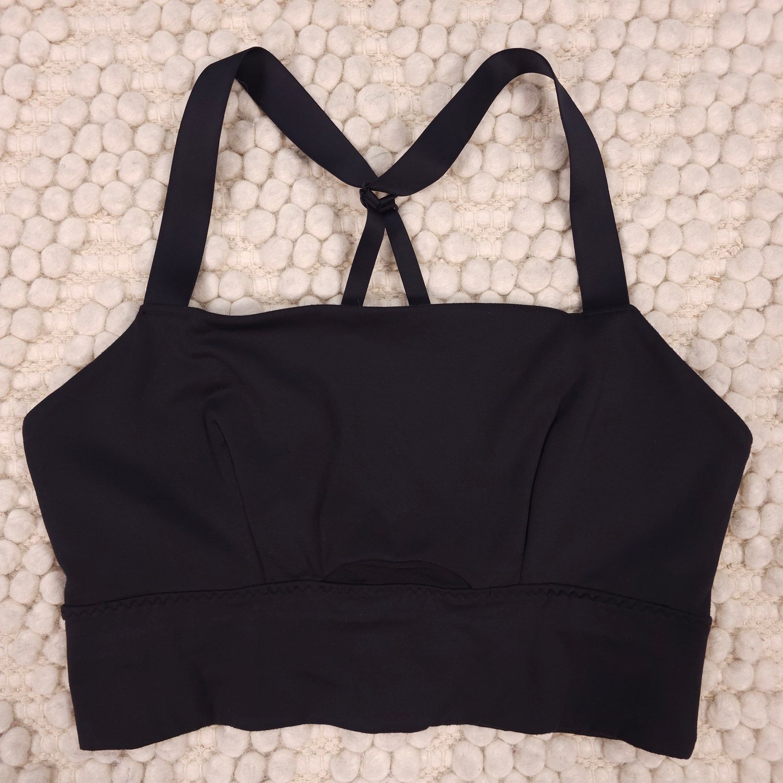 Athleta Athleta D-DD Lotus Bra In Powervita Black Sz Medium Size ONE SIZE - 5 Thumbnail