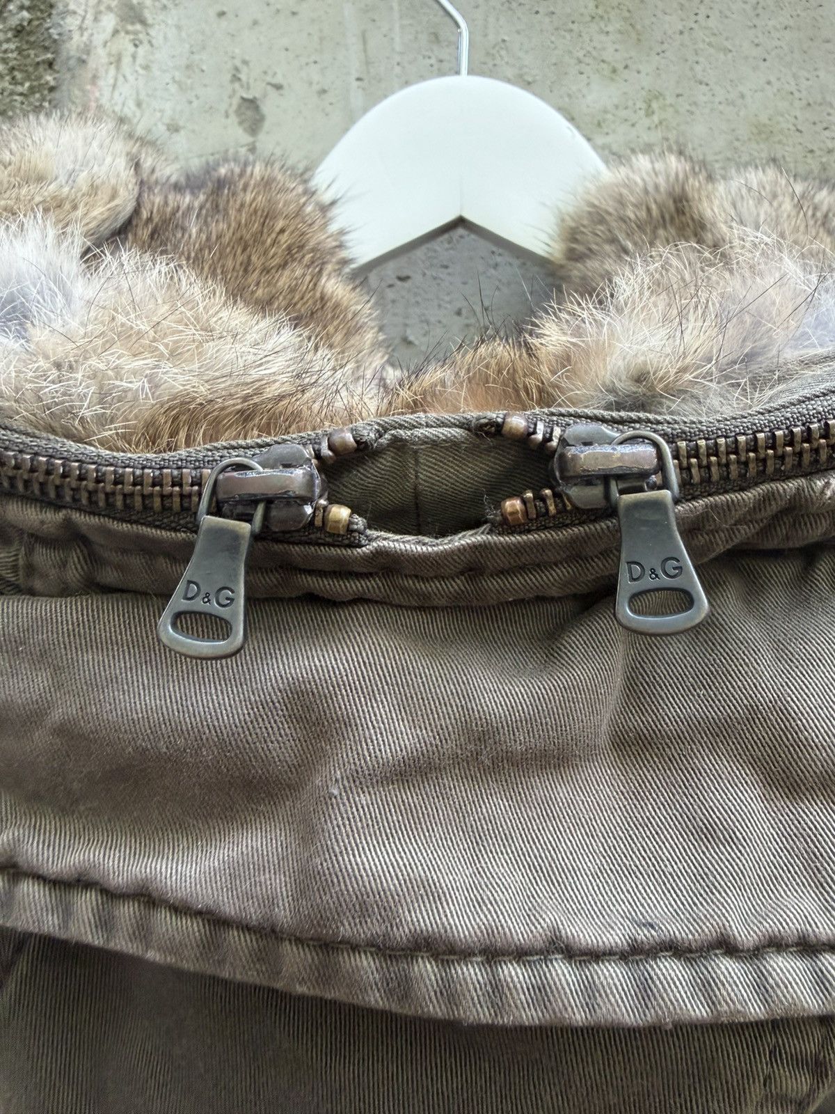 Dolce & Gabbana Dolce & Gabbana Rabbit Fur Lined Parka Size US M / EU 48-50 / 2 - 15 Thumbnail