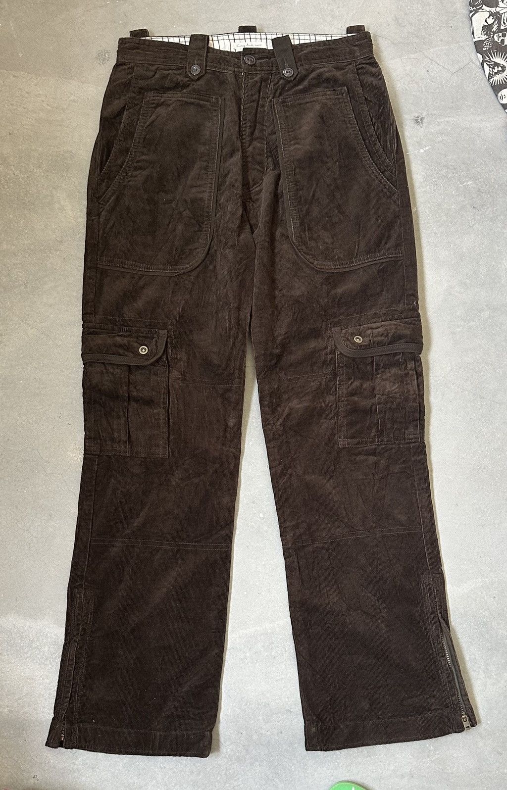 Vintage SUNNY CLOUD CORDUROY CARGO PANT Size US 30 / EU 46 - 1 Thumbnail