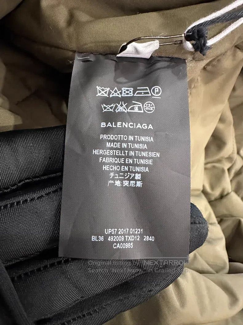 Balenciaga Balenciaga Military Green Duck Down Women's Down Jacket Size XS / US 0-2 / IT 36-38 - 7 Thumbnail