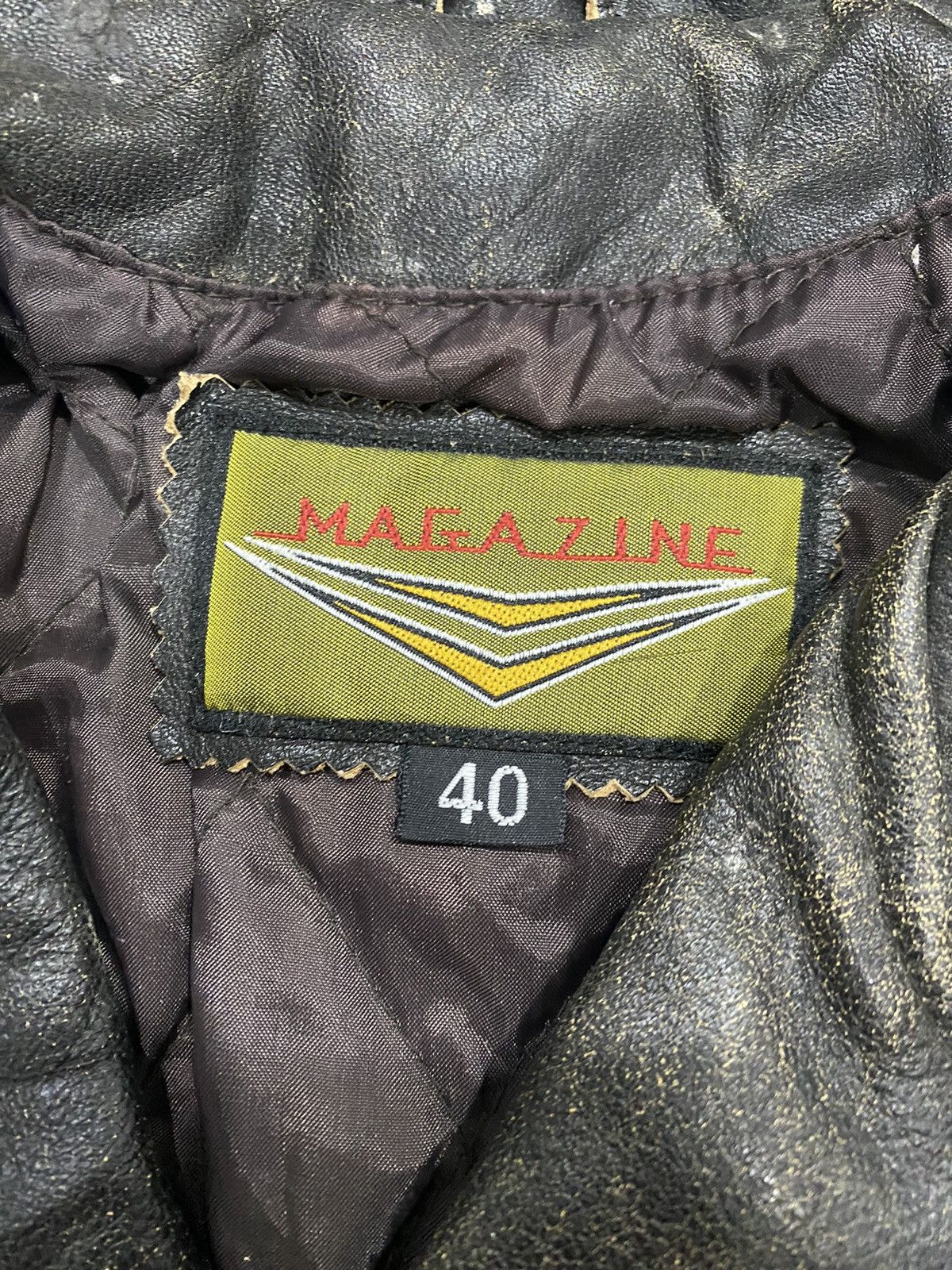 Kadoya ASYMMETRIC LEATHER JACKET PUNK MAGAZINE SEDITIONARIES RARE Size US M / EU 48-50 / 2 - 6 Thumbnail