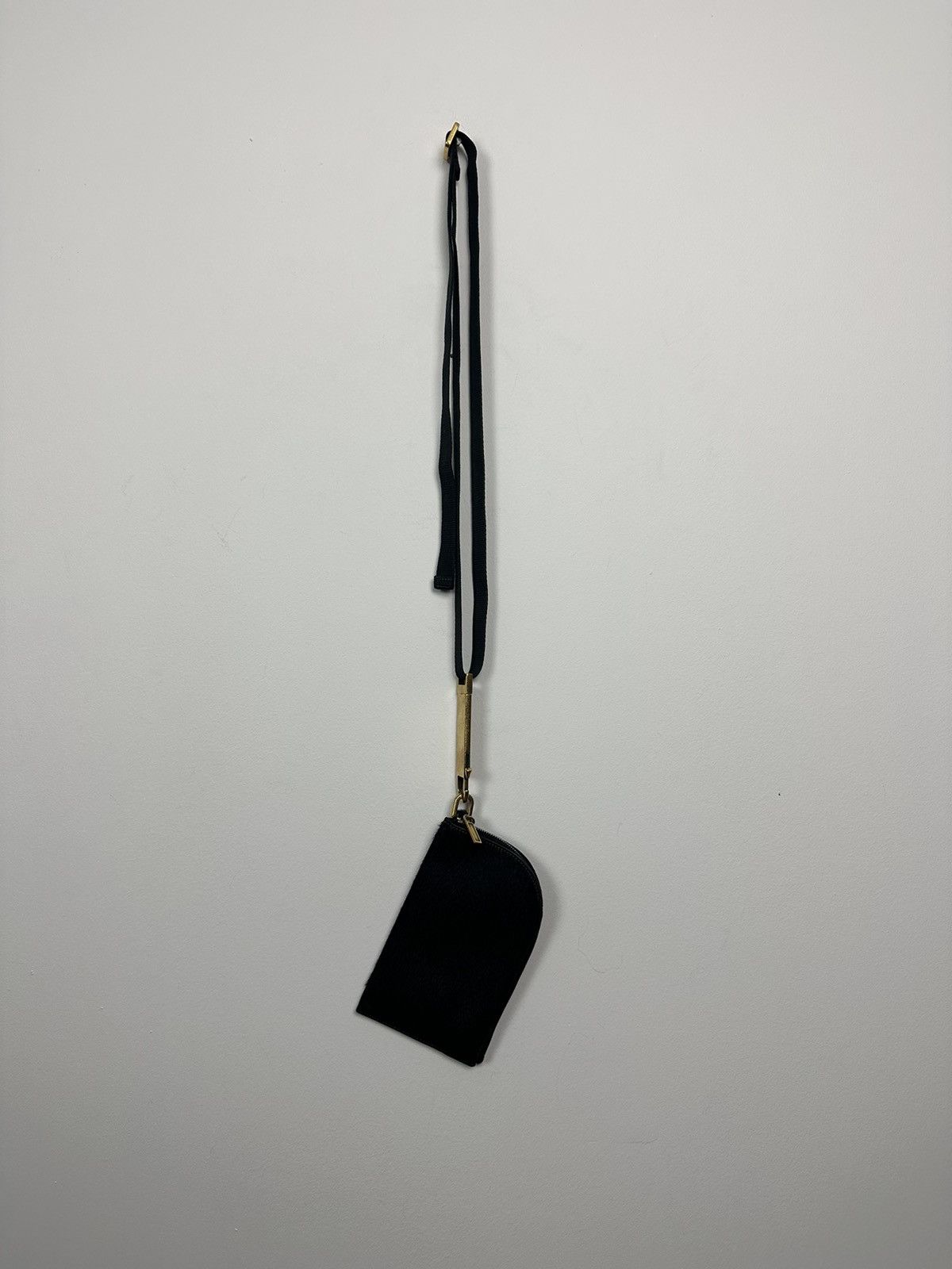 Rick Owens SS20 ‘TECUATL’ Ponyhair Neckwallet Size ONE SIZE - 2 Thumbnail