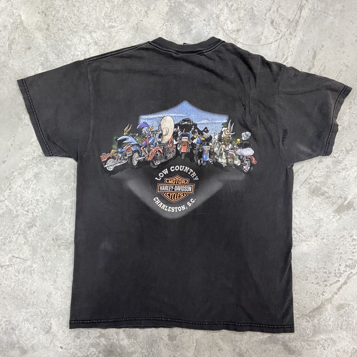 Harley Davidson × Vintage Vintage Harley Davidson Looney Tunes Size US L / EU 52-54 / 3 - 5 Thumbnail