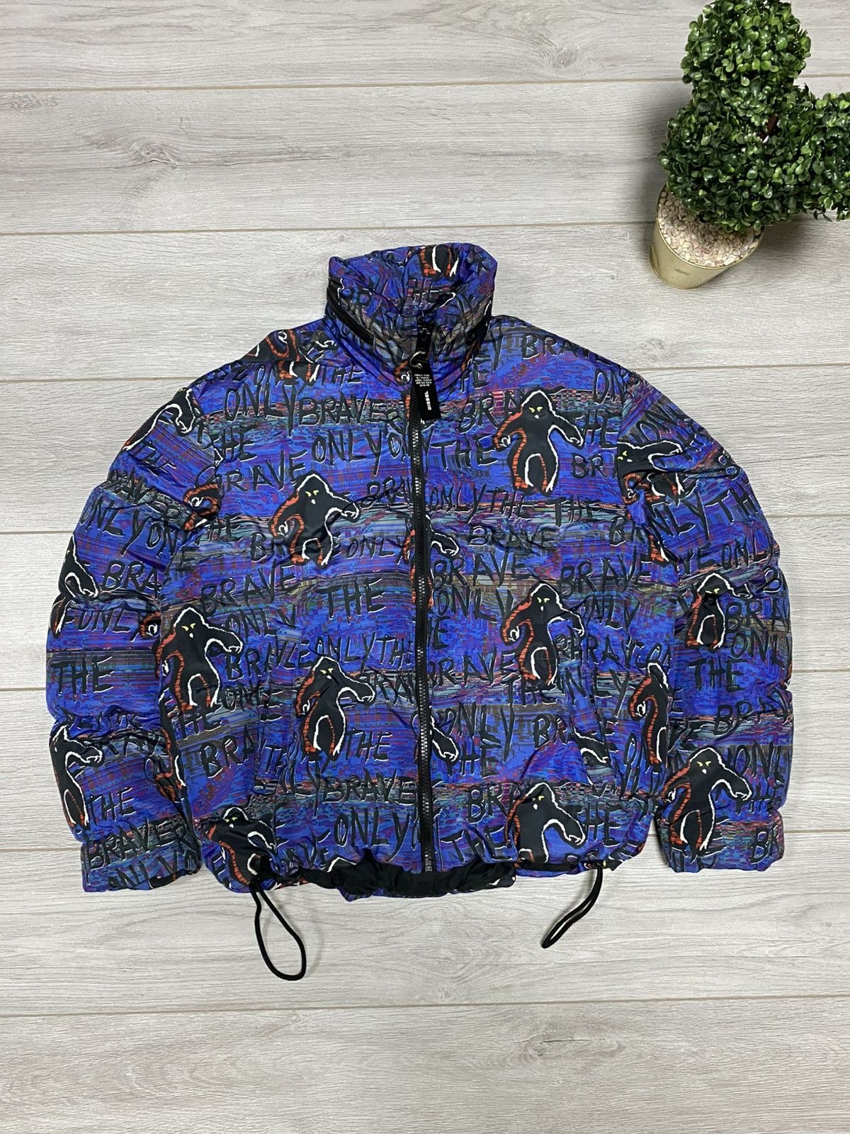 Diesel Diesel all over puffer jacket gorillas monkey only brave eb0 Size US L / EU 52-54 / 3 - 1 Thumbnail