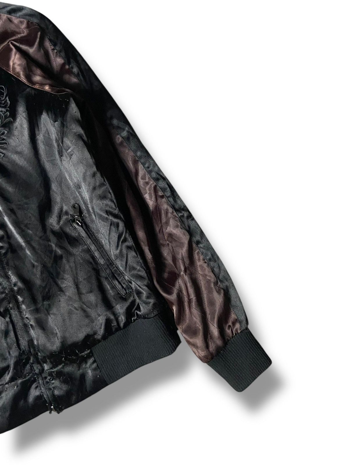 Japanese Brand MIDAS Brand Embroidered Cross Sukajan Jacket (158) Size US XXS / EU 40 - 5 Thumbnail