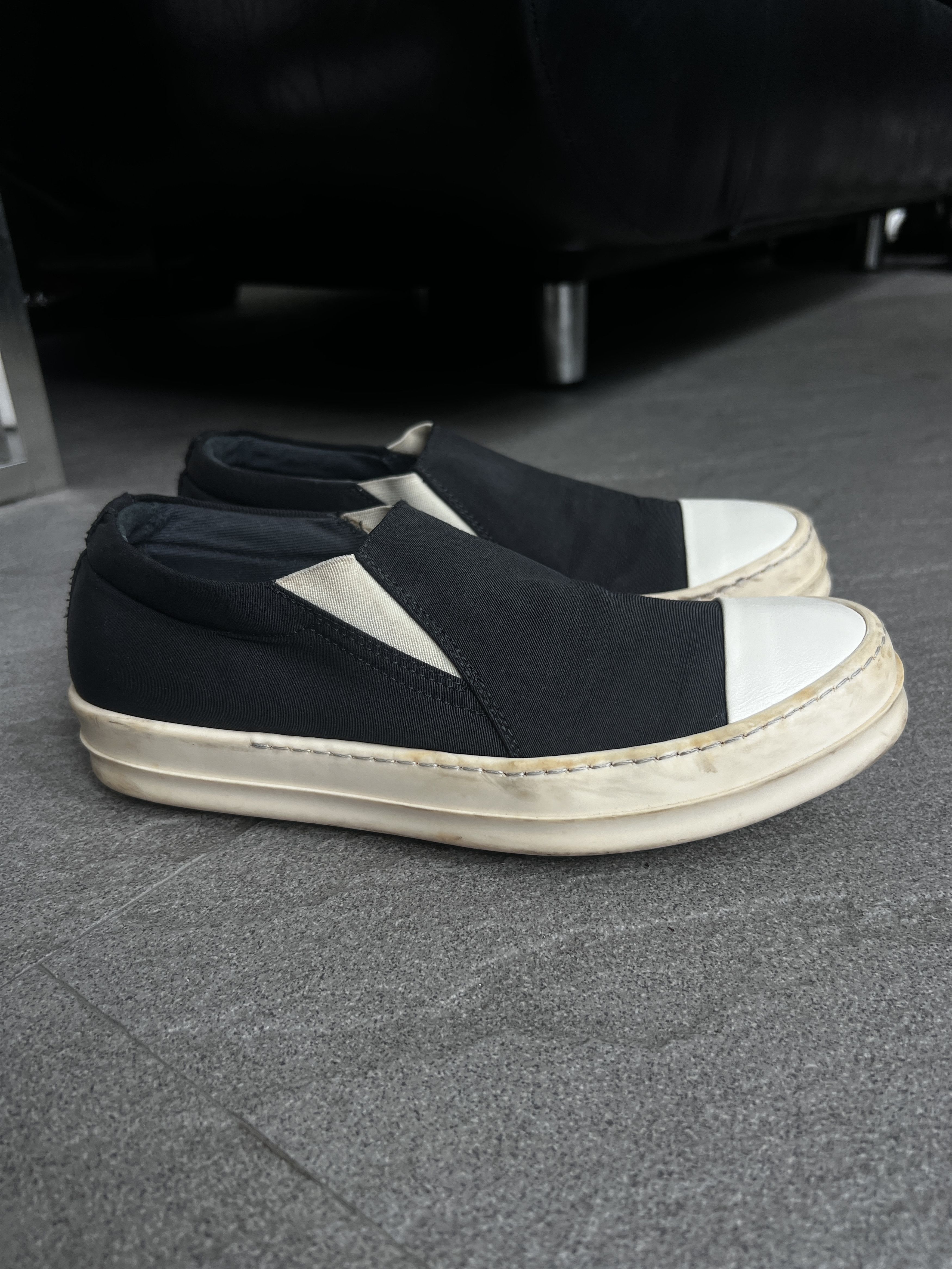 Rick Owens Drkshdw Rick Owens DRKSHDW Slip On Sneakers EU39.5 Size US 6.5 / EU 39-40 - 4 Thumbnail