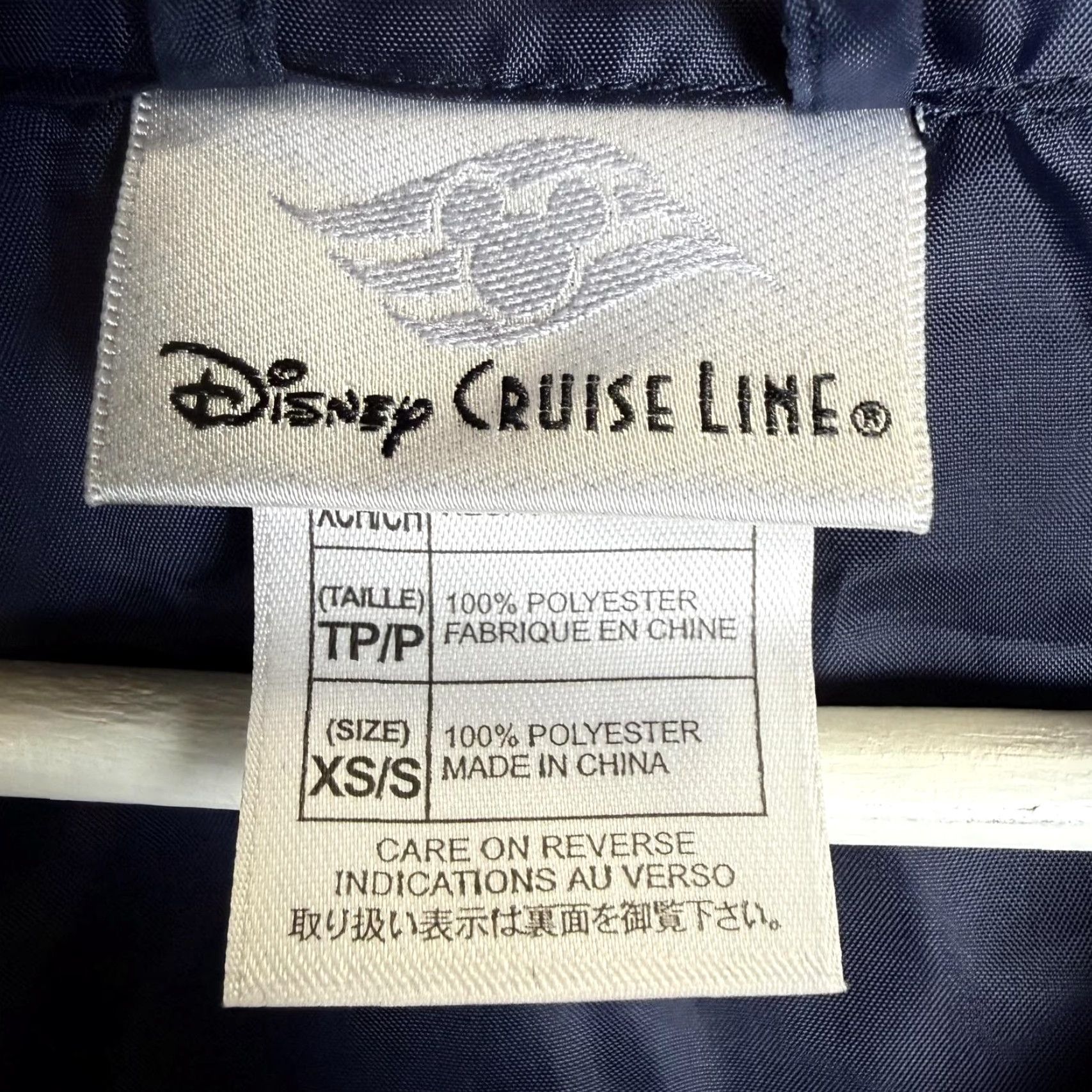 Disney Disney Disney Cruise Line Logo Windbreaker Rain Jacket Jacket S Womens Blue Regular Size S XS/S Pullover Vented Size S / US 4 / IT 40 - 3 Thumbnail
