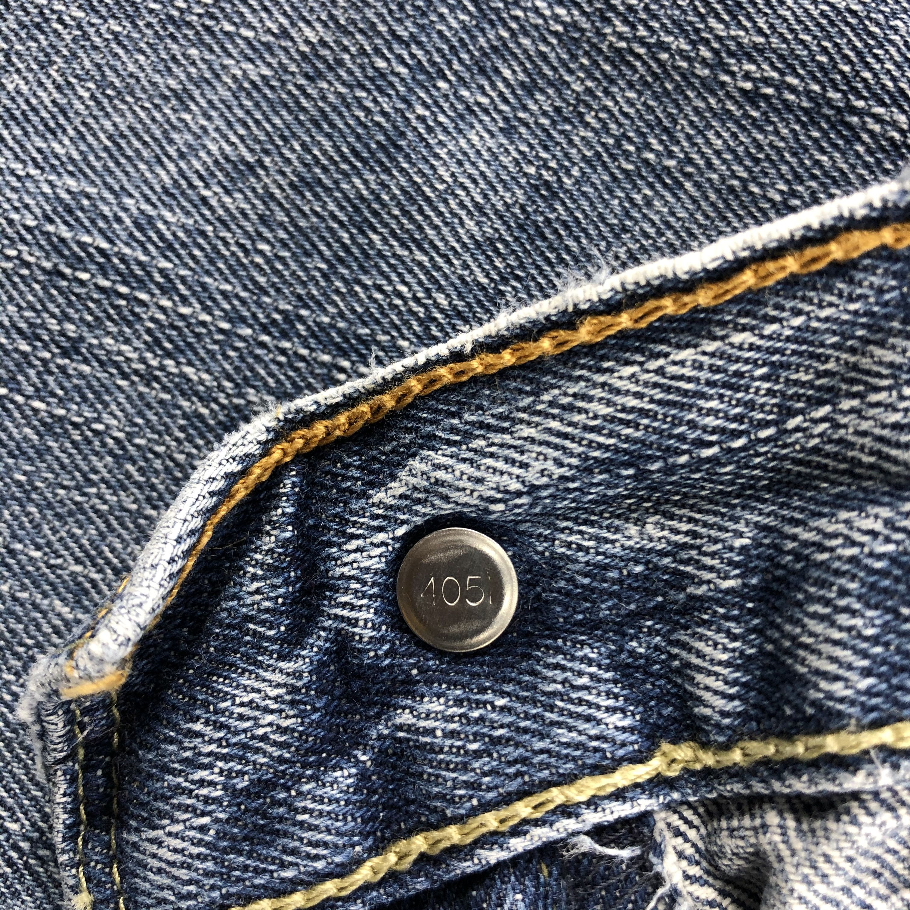 Levi's Vintage Levis 505 Jeans Faded Blue Denim KJ868 Size US 32 / EU 48 - 11 Thumbnail