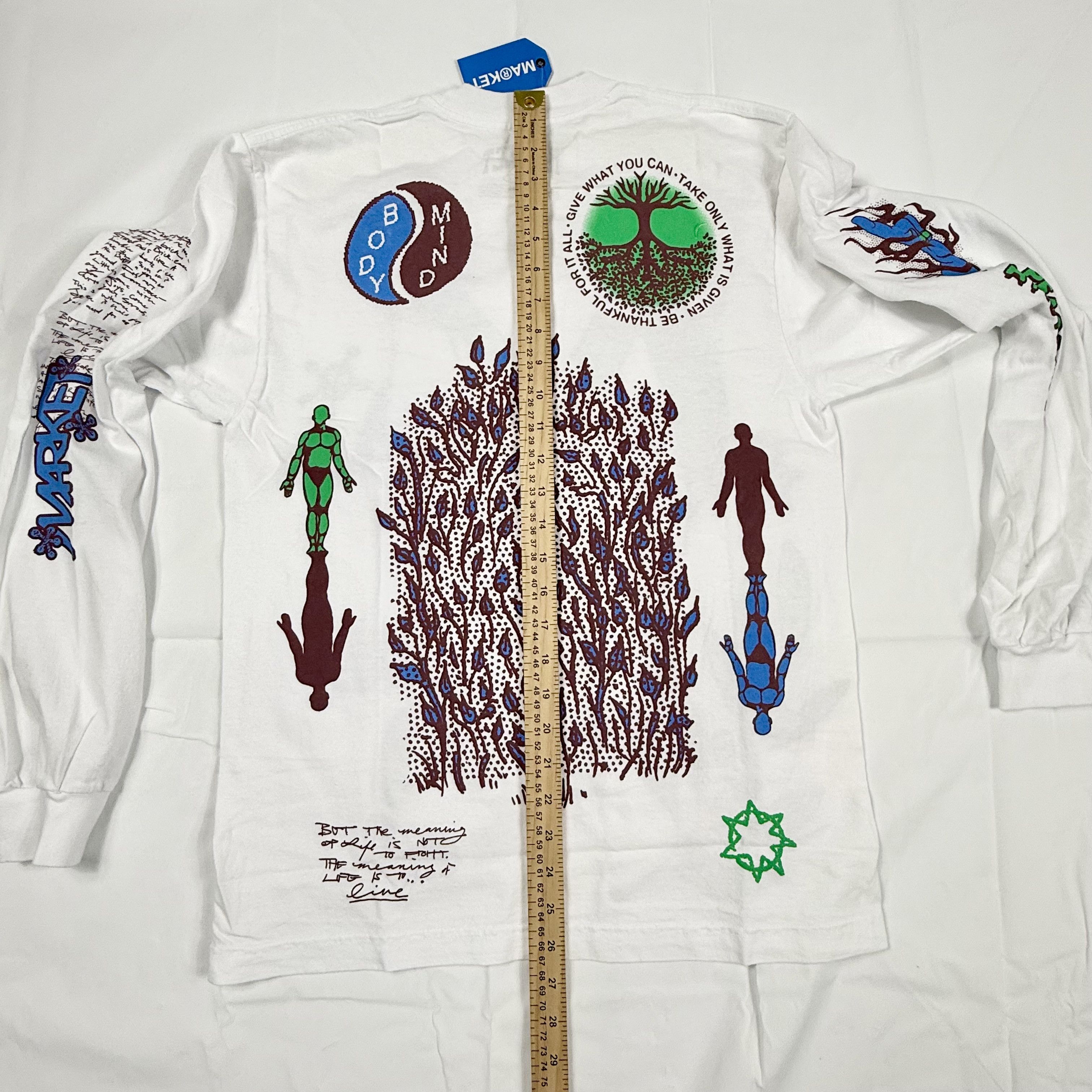 Market Market Peace Practice Long Sleeve T-Shirt Small NEW Size US S / EU 44-46 / 1 - 5 Thumbnail