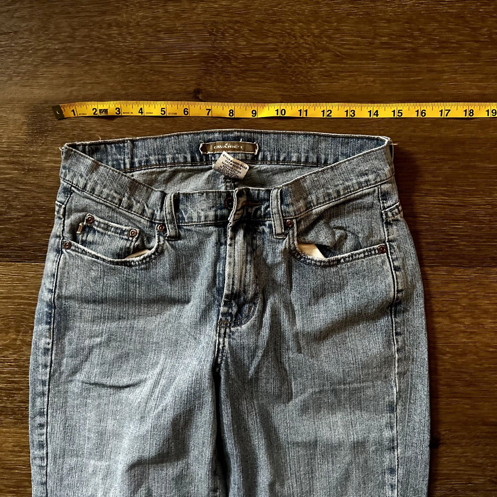 Z Brand vtg 90s Z. Cavaricci Appliqued Womens Jeans Size 28" / US 6 / IT 42 - 2 Thumbnail