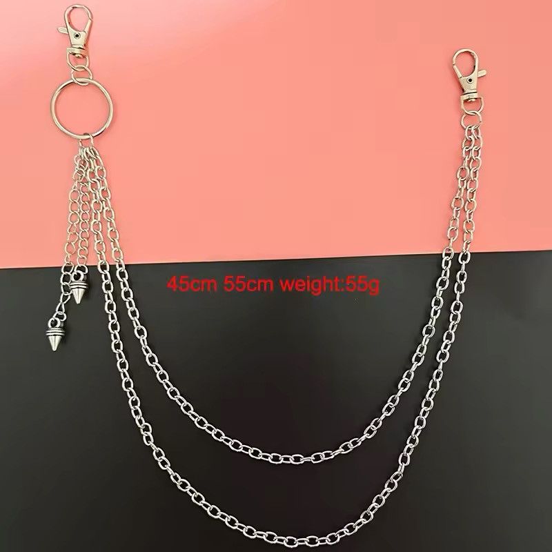 Other Rivet Pants Waist Belt Chain Size ONE SIZE - 2 Thumbnail
