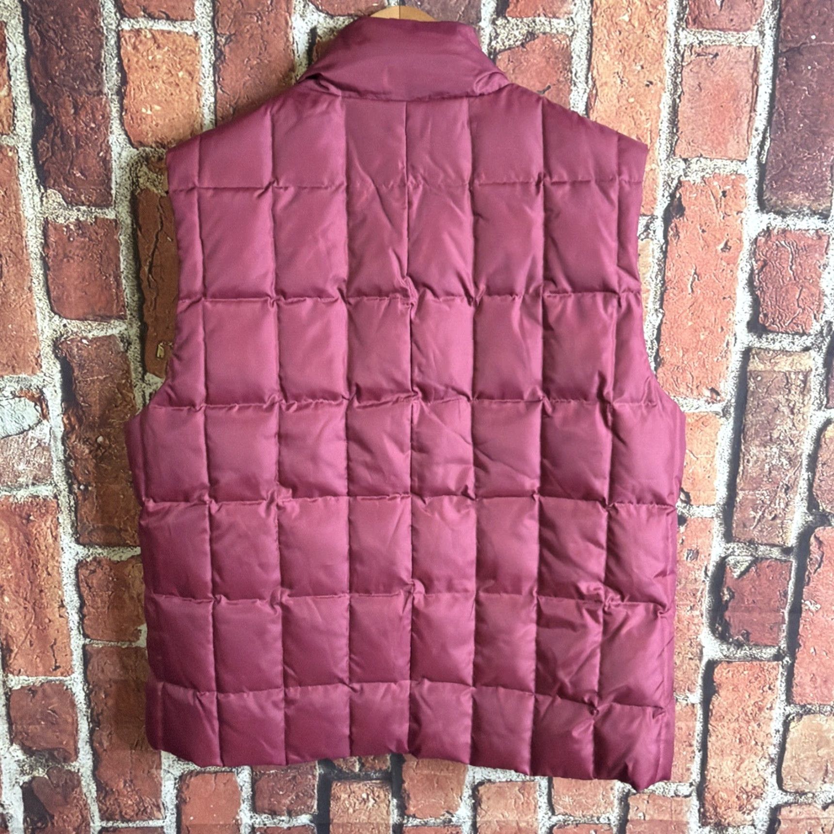 Vintage Glacier's Edge Vest Puffer Womens XL Red Down Quilted Zip Snap Pockets Insulated Winter Outdoors Size XL / US 12-14 / IT 48-50 - 3 Thumbnail