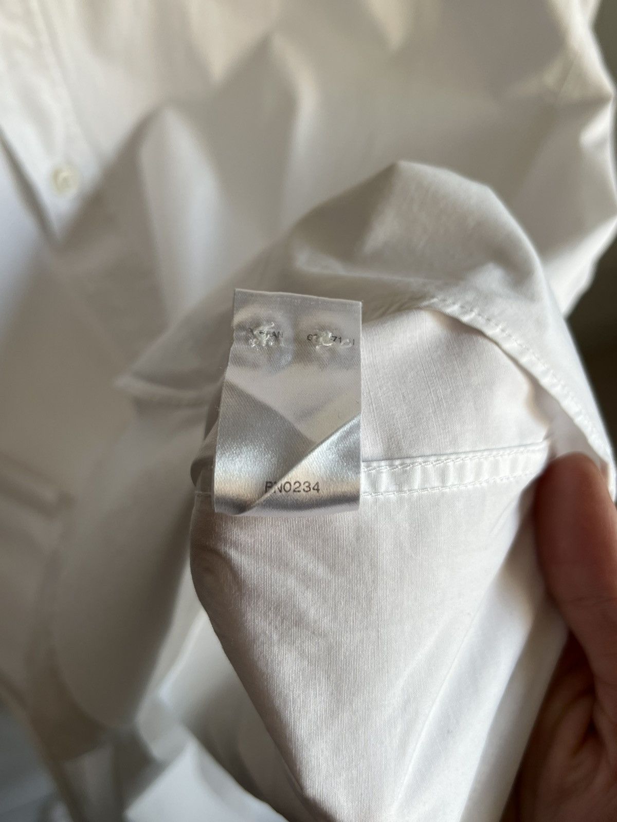 Ermenegildo Zegna Z Zegna Drop 8 Fit White Button Up Shirt Size US XL / EU 56 / 4 - 13 Thumbnail