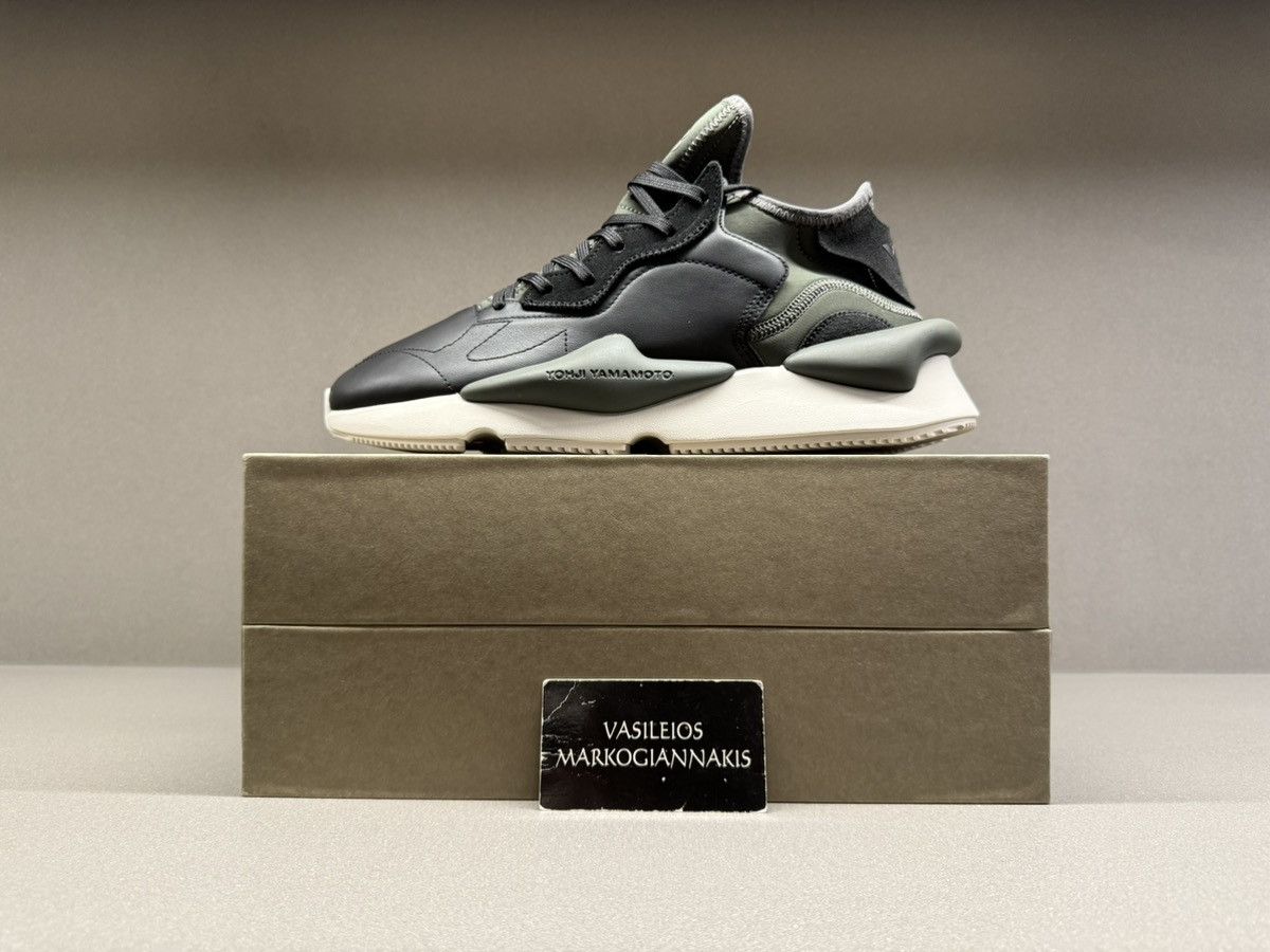 Y-3 Adidas Y-3 Kaiwa Black Cinder Chalk Pearl Size US 12.5 / EU 45-46 - 1 Thumbnail