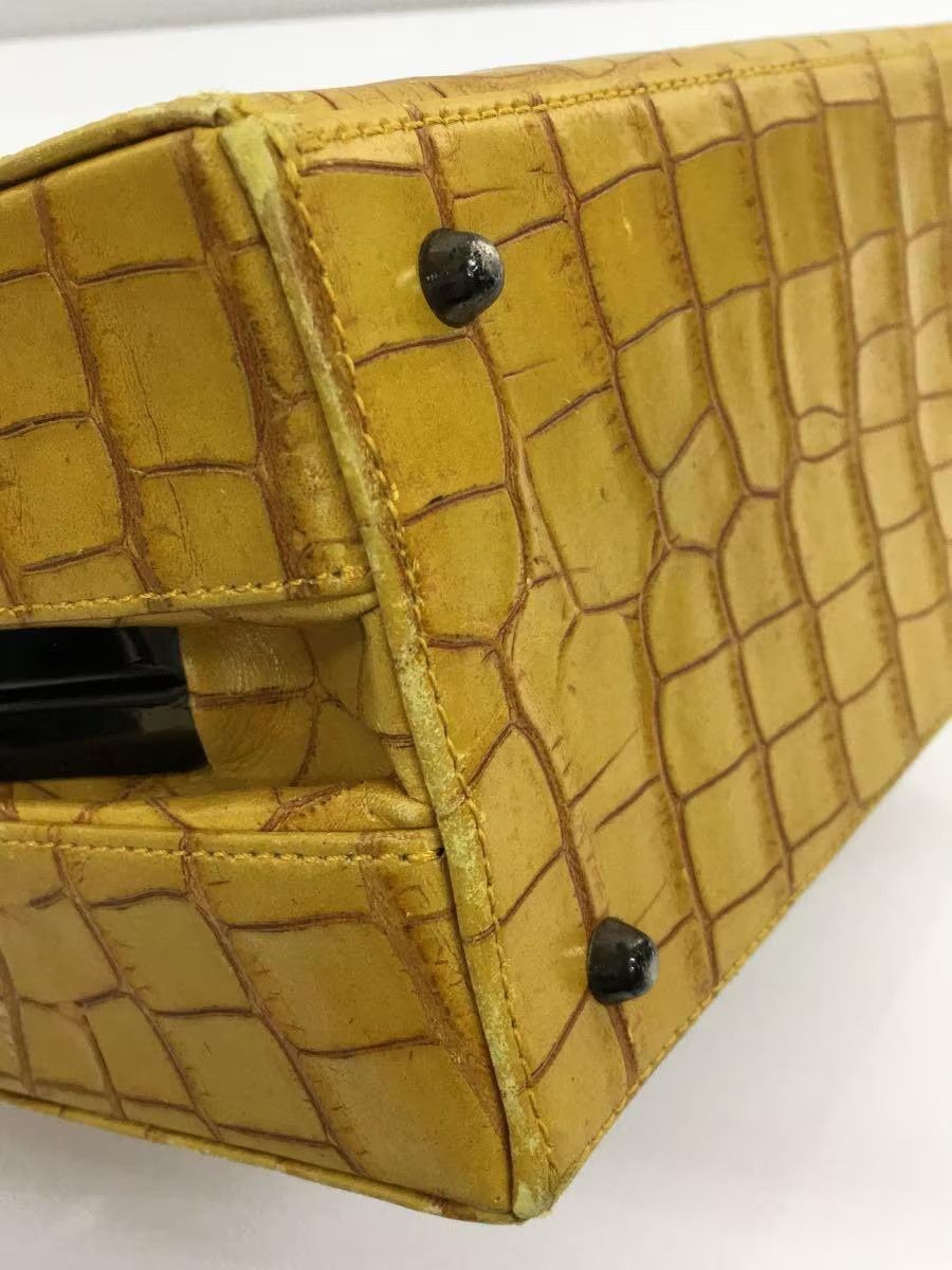 Jean Paul Gaultier Mini Crocodile Embossed Leather Hand Bag Size ONE SIZE - 5 Thumbnail