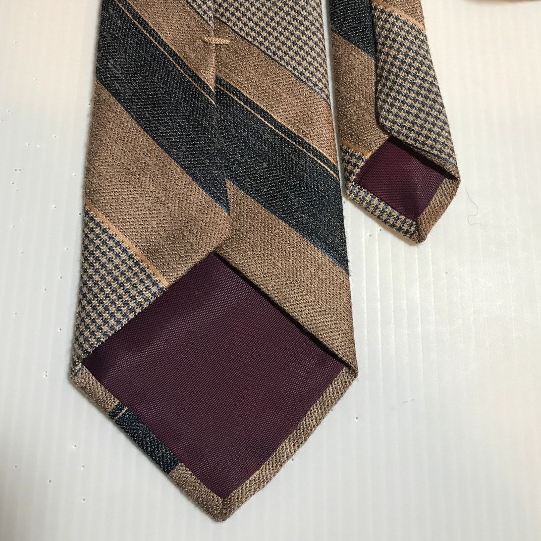 Other Striped Wool Short Classic Necktie Size ONE SIZE - 3 Thumbnail