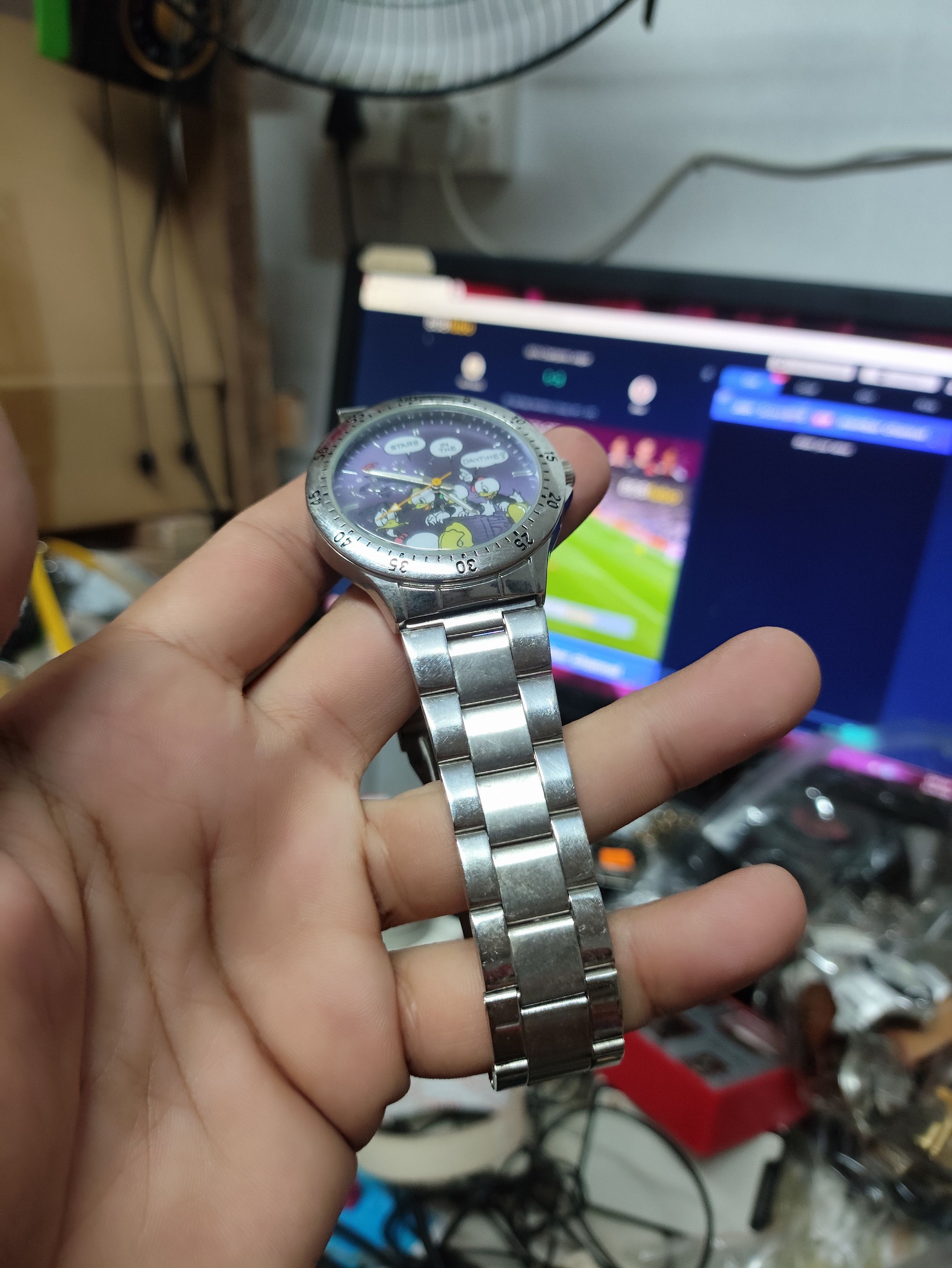 Disney × Vintage Vintage Disney Watch Donald Duck (Quartz JAPAN ENGINE) Size ONE SIZE - 6 Thumbnail