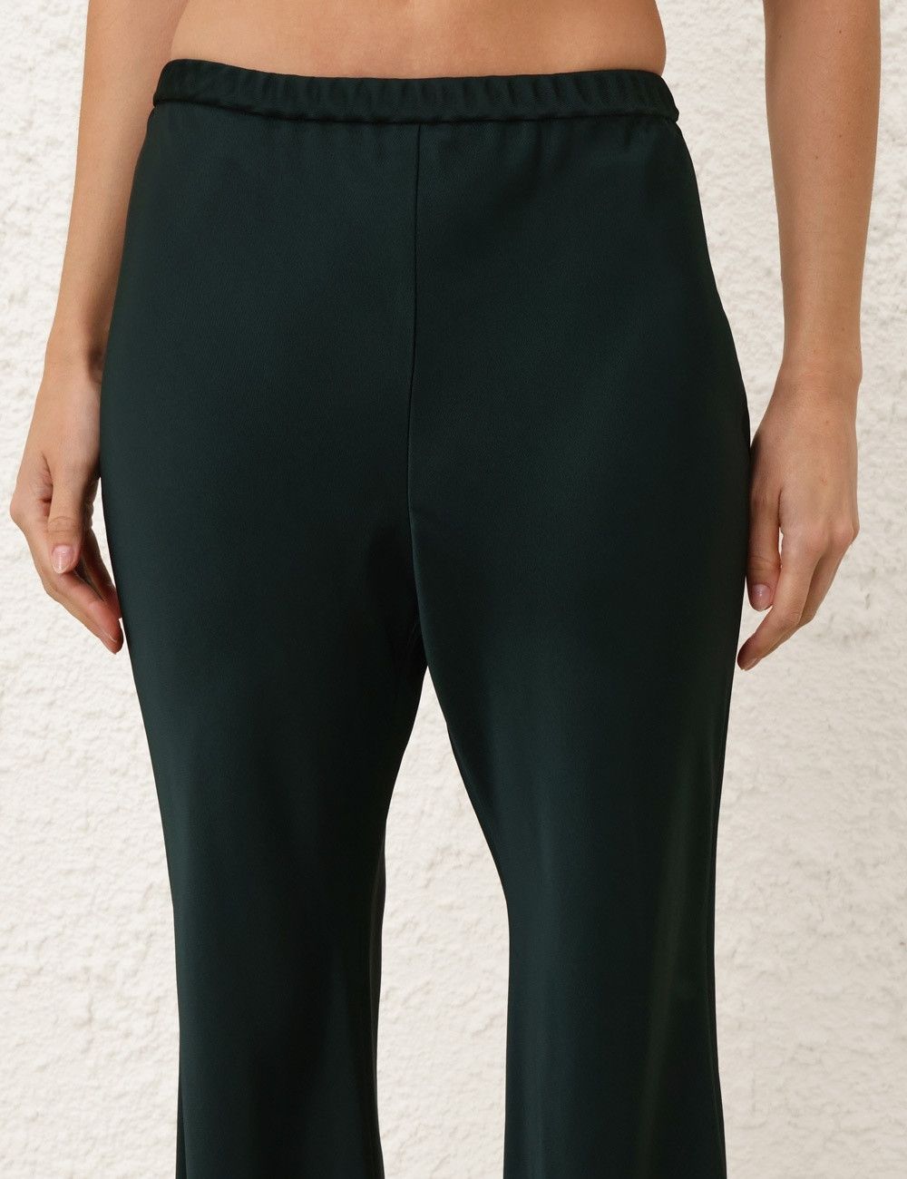 Zimmermann oc11z0925 Eden Slouch Flare Pant in Bottle Green Size 32" / US 10 / IT 46 - 6 Thumbnail
