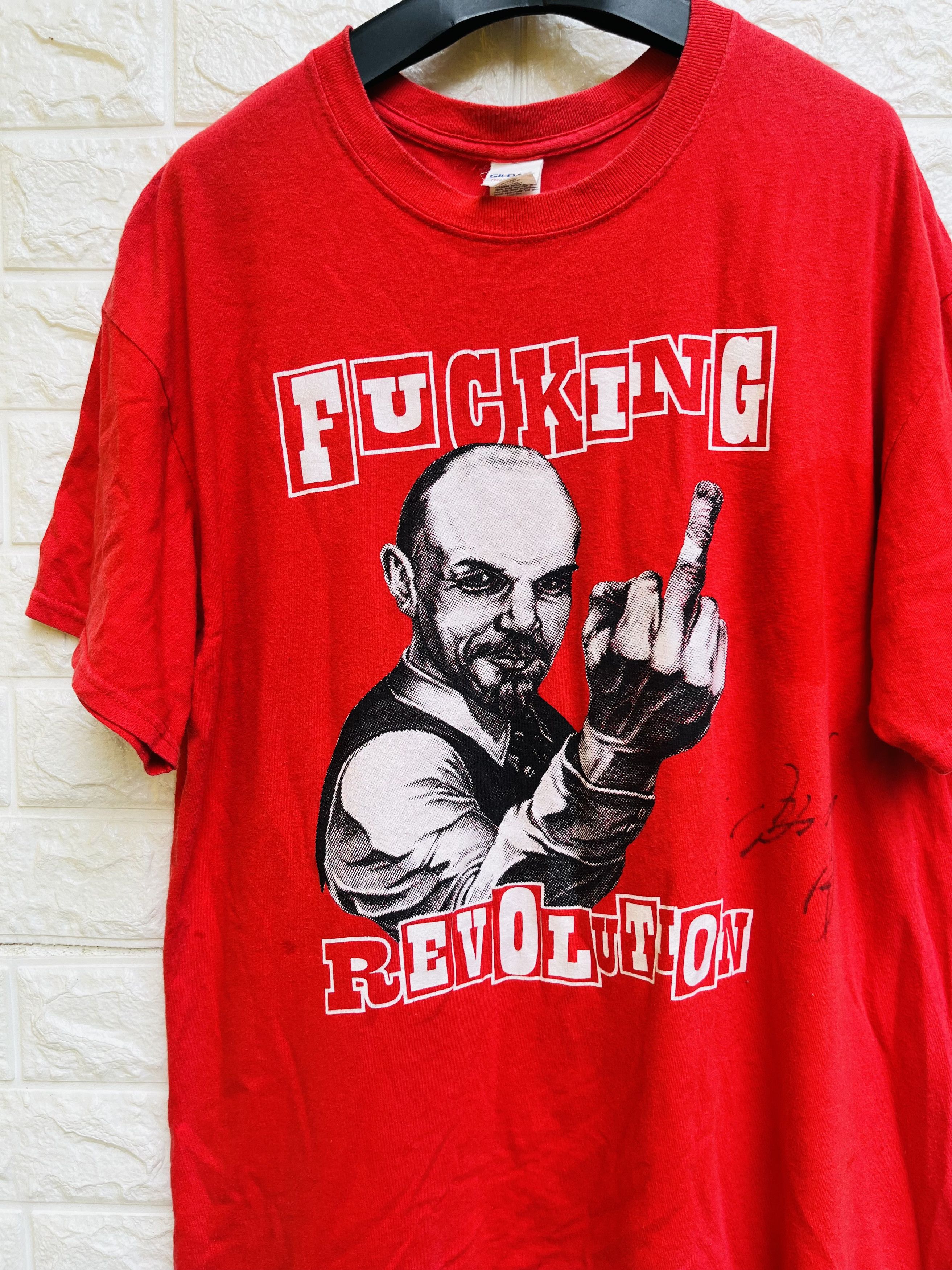 Japanese Brand × Vintage Vintage Fxking Revolution With Sign Designer Fashion Style Size US L / EU 52-54 / 3 - 3 Thumbnail