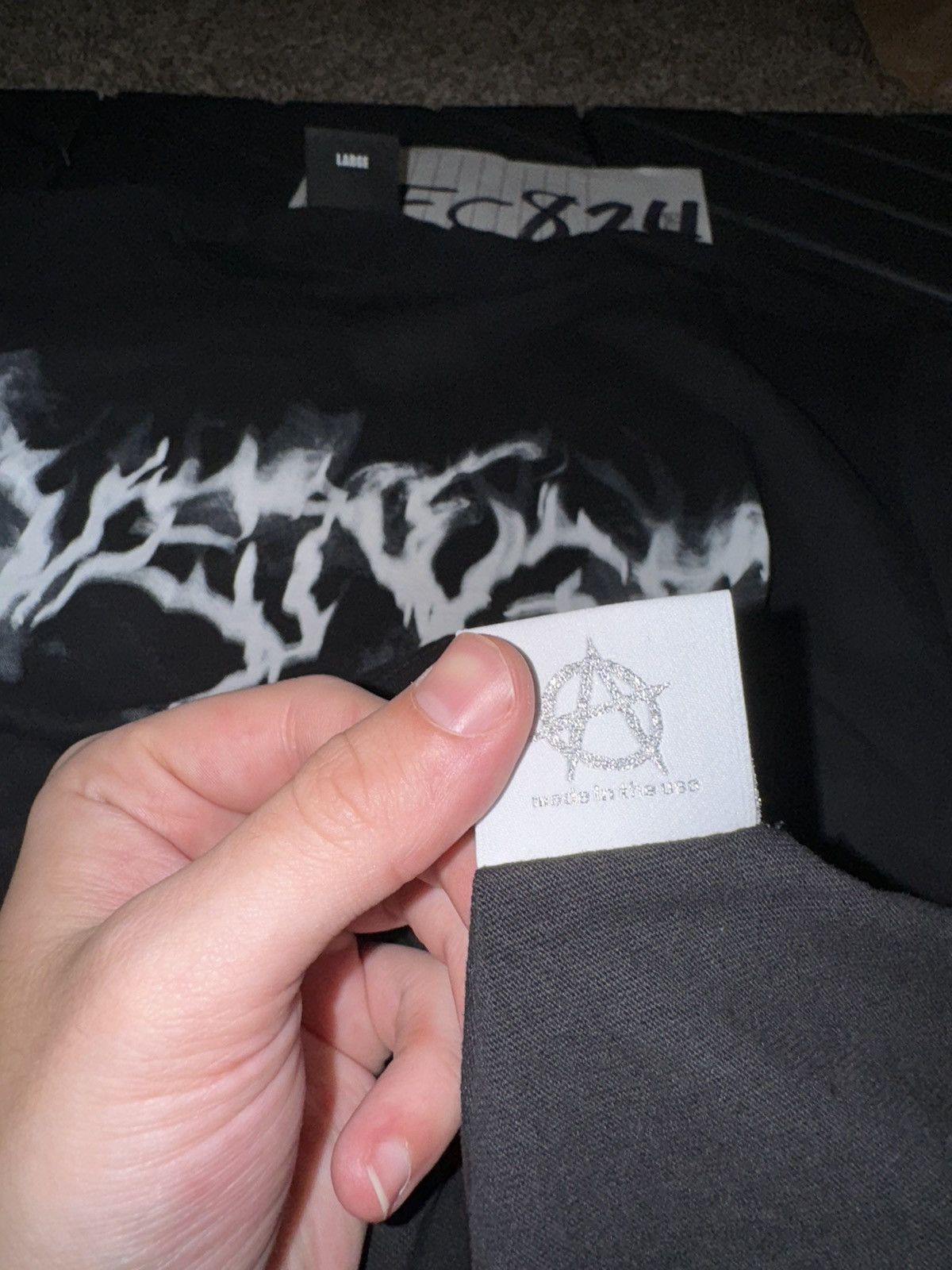 Revenge Revenge Smoke Lightning Logo Tee Size US L / EU 52-54 / 3 - 5 Thumbnail