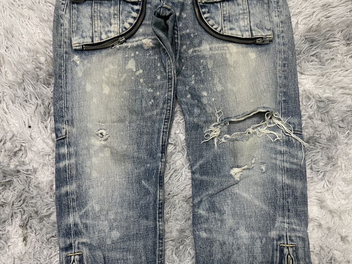 Other 90s RNA BUSHPANT DISTRESSED WASHABLE JEANS RARE DESIGN Size US 29 - 6 Thumbnail