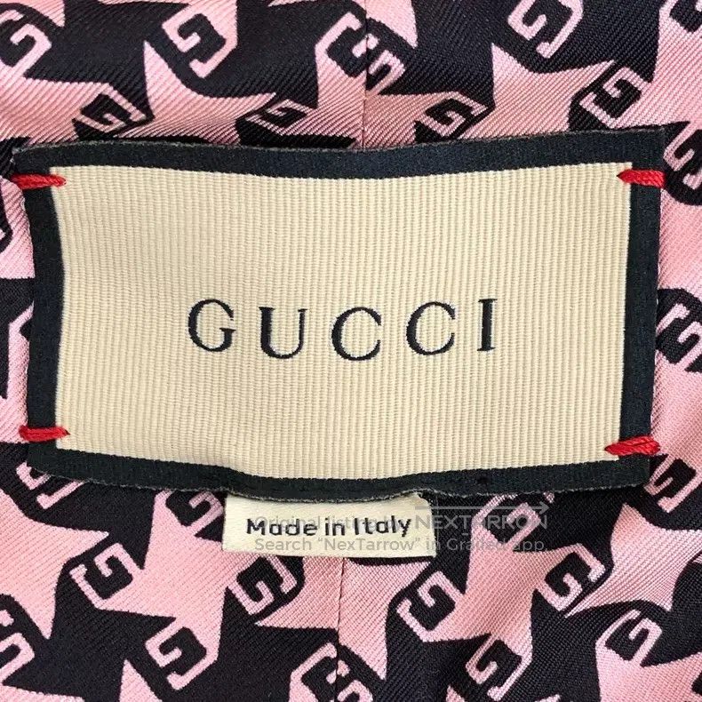 Gucci Gucci Pink checkered wool lapel single-breasted long-sleev Size M / US 6-8 / IT 42-44 - 5 Thumbnail