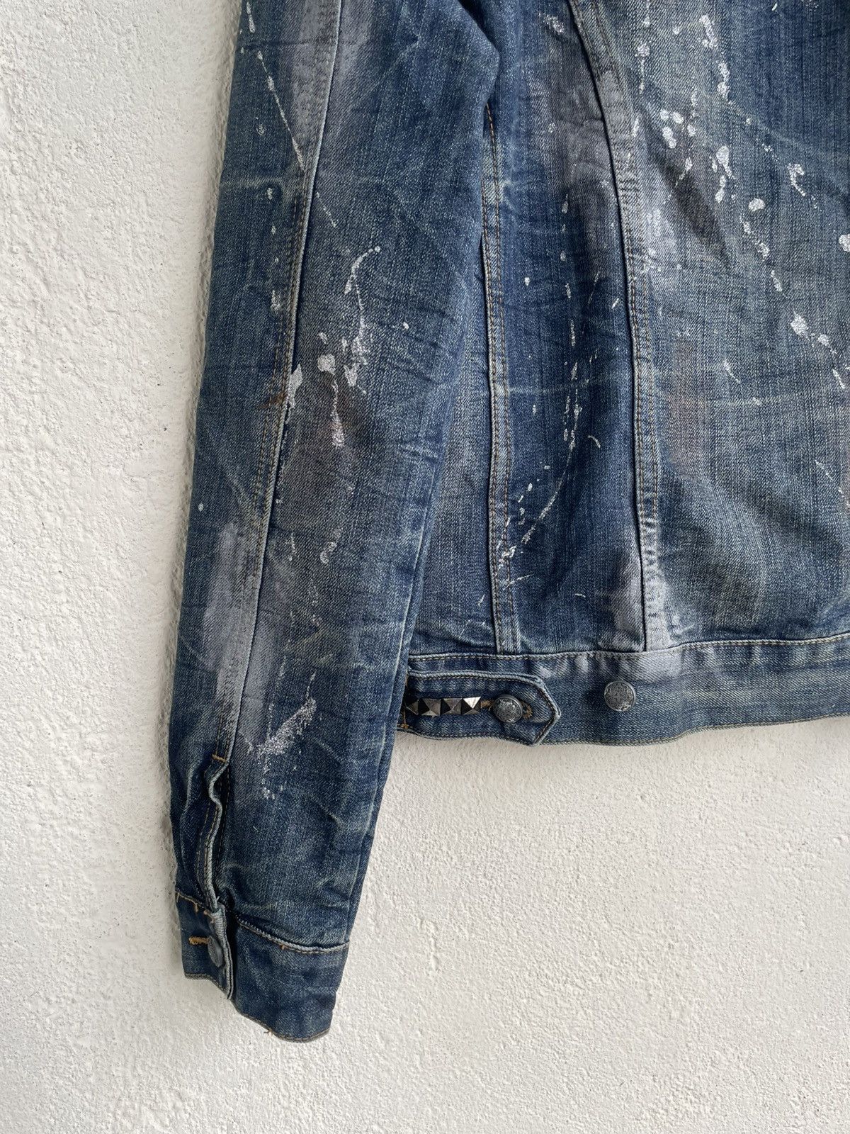 Le Grande Bleu (L.G.B.) 2000s Undercover Distressed Studded Splatter Denim Ifsix Y2K Size US S / EU 44-46 / 1 - 11 Thumbnail