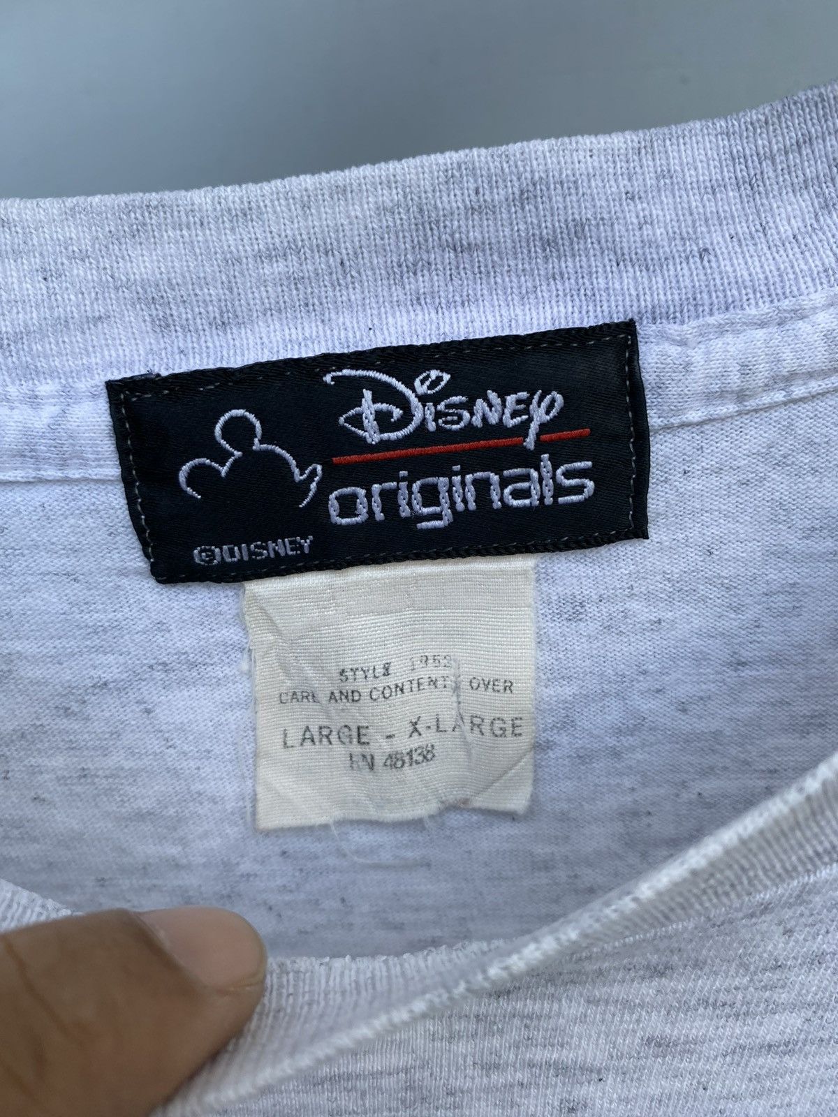 Mickey Mouse × Vintage Vintage 90s Mickey Mouse Size US XL / EU 56 / 4 - 10 Thumbnail
