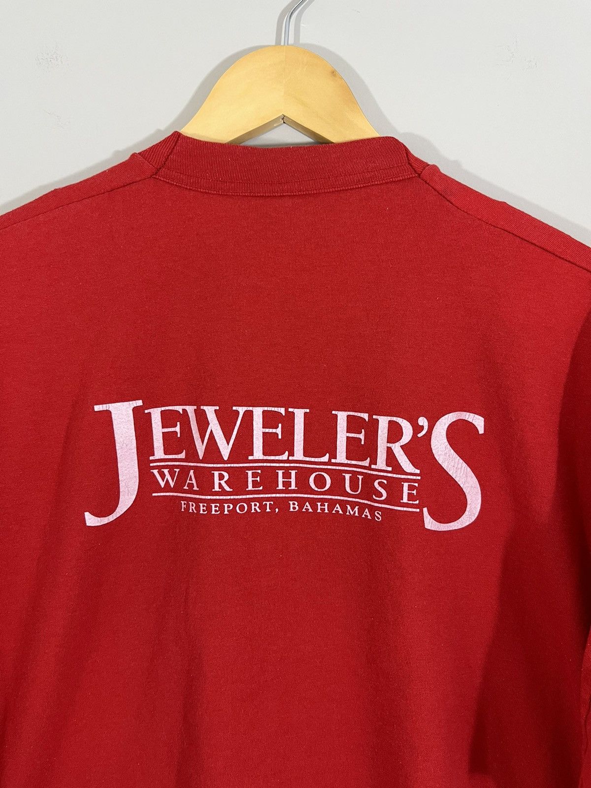 Vintage Single Stitch Bahamas Jewelry Store Gold Ring Tee Size US XXL / EU 58 / 5 - 7 Thumbnail