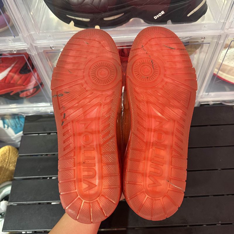 Louis Vuitton Louis Vuitton Transparent Pink Low-Top Sneakers - Size US 8.5 / EU 41-42 - 4 Thumbnail