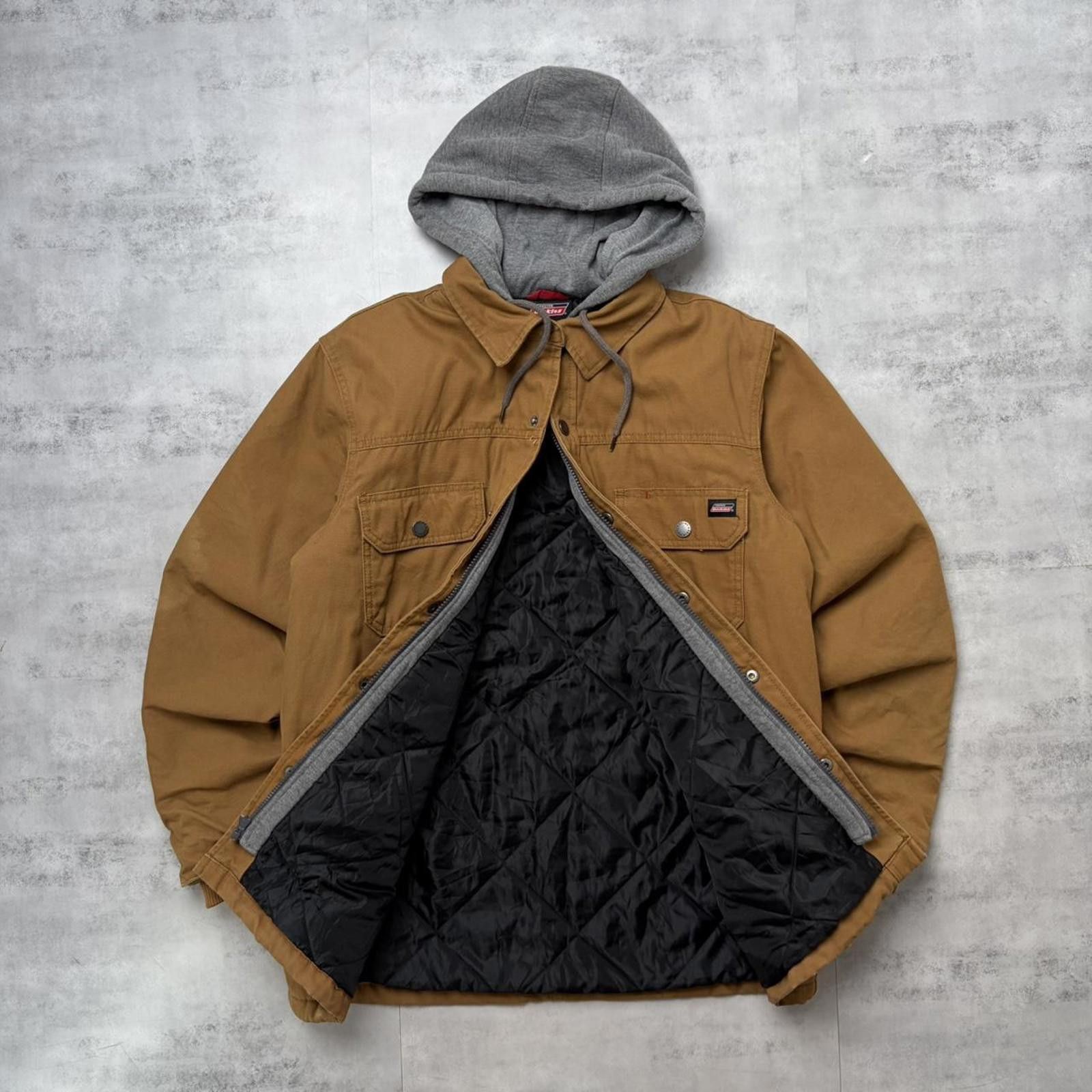 Dickies Y2K Tan Dickies Workwear Canvas Bomber Jacket Size US M / EU 48-50 / 2 - 2 Thumbnail