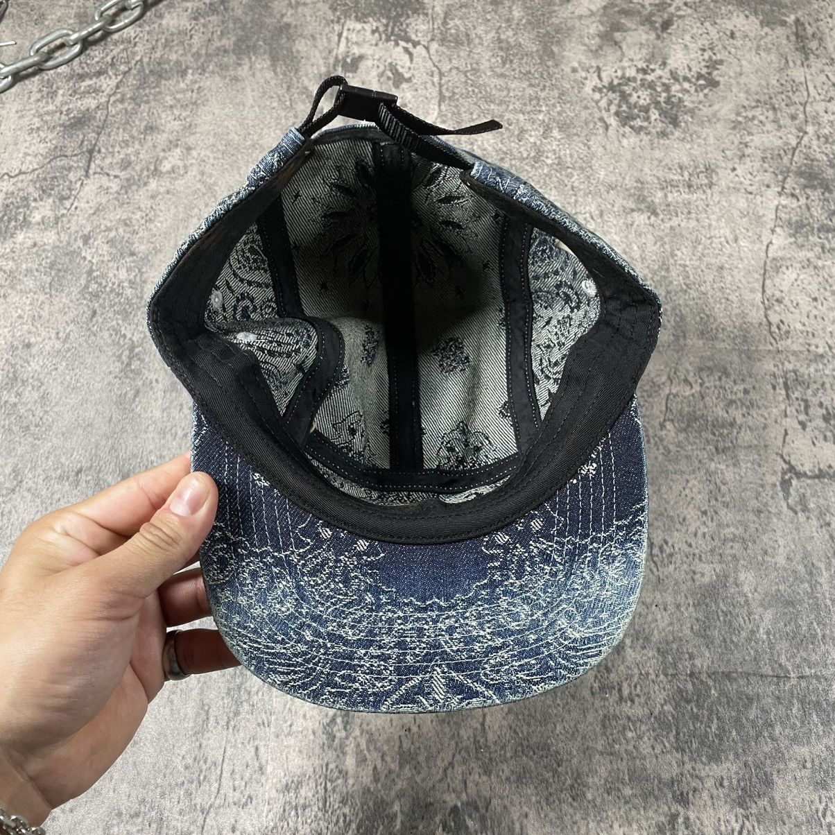 Supreme Supreme Bandana Jacquared Denim Cap Size ONE SIZE - 6 Thumbnail