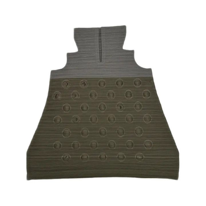 Issey Miyake Issey Miyake Color-Blocked Pleated Dress 0079 Size S / US 4 / IT 40 - 1 Thumbnail