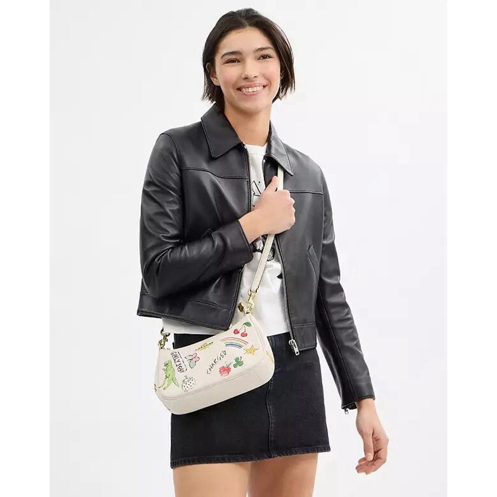 Coach NWT Coach Sketch Teri Shoulder Crossbody Handbag CAK17 Chalk Size ONE SIZE - 11 Thumbnail