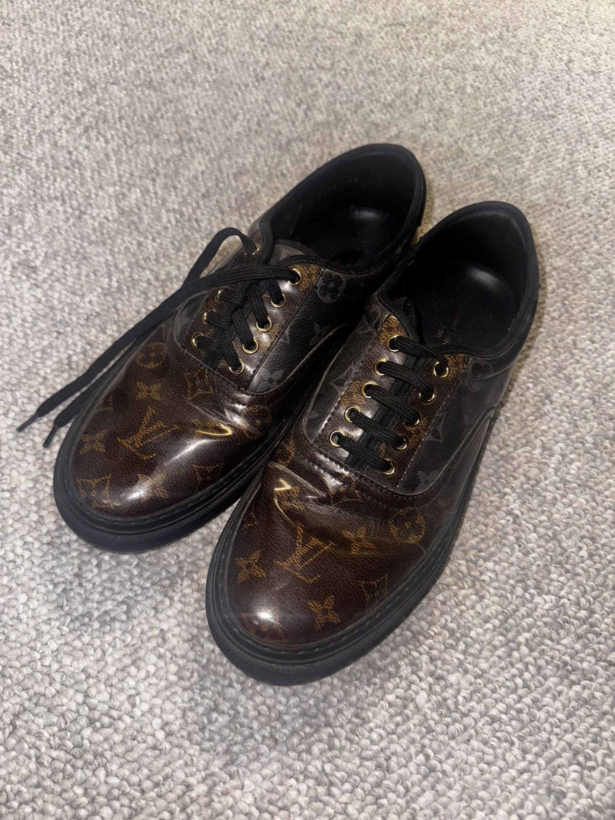 Louis Vuitton Trocadero patent leather low trainers 9.5 Size US 9.5 / EU 42-43 - 1 Thumbnail
