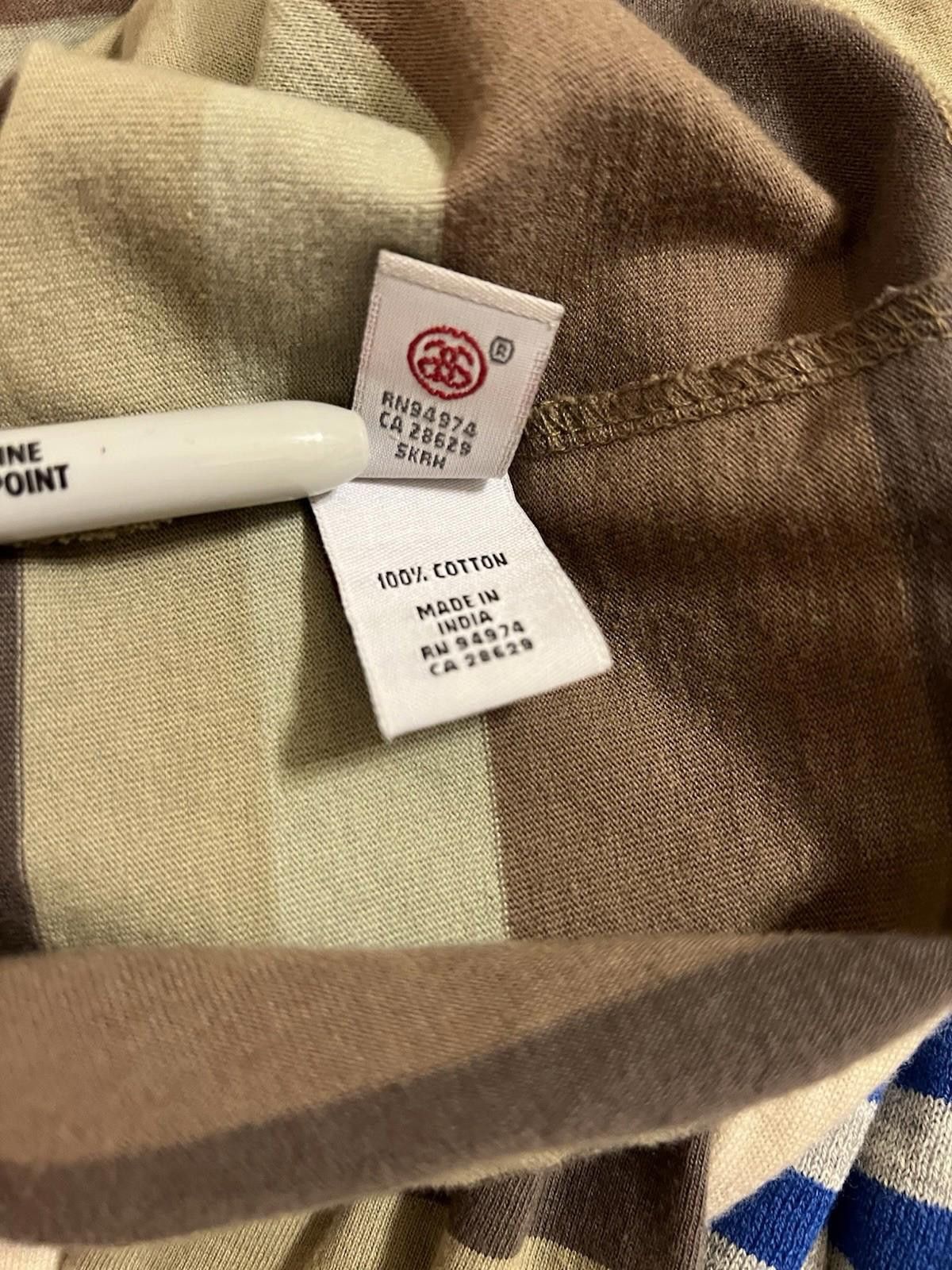 Stussy Pre-Owned Vintage Stussy Long Sleeve Polo Medium Brown Size US M / EU 48-50 / 2 - 9 Thumbnail
