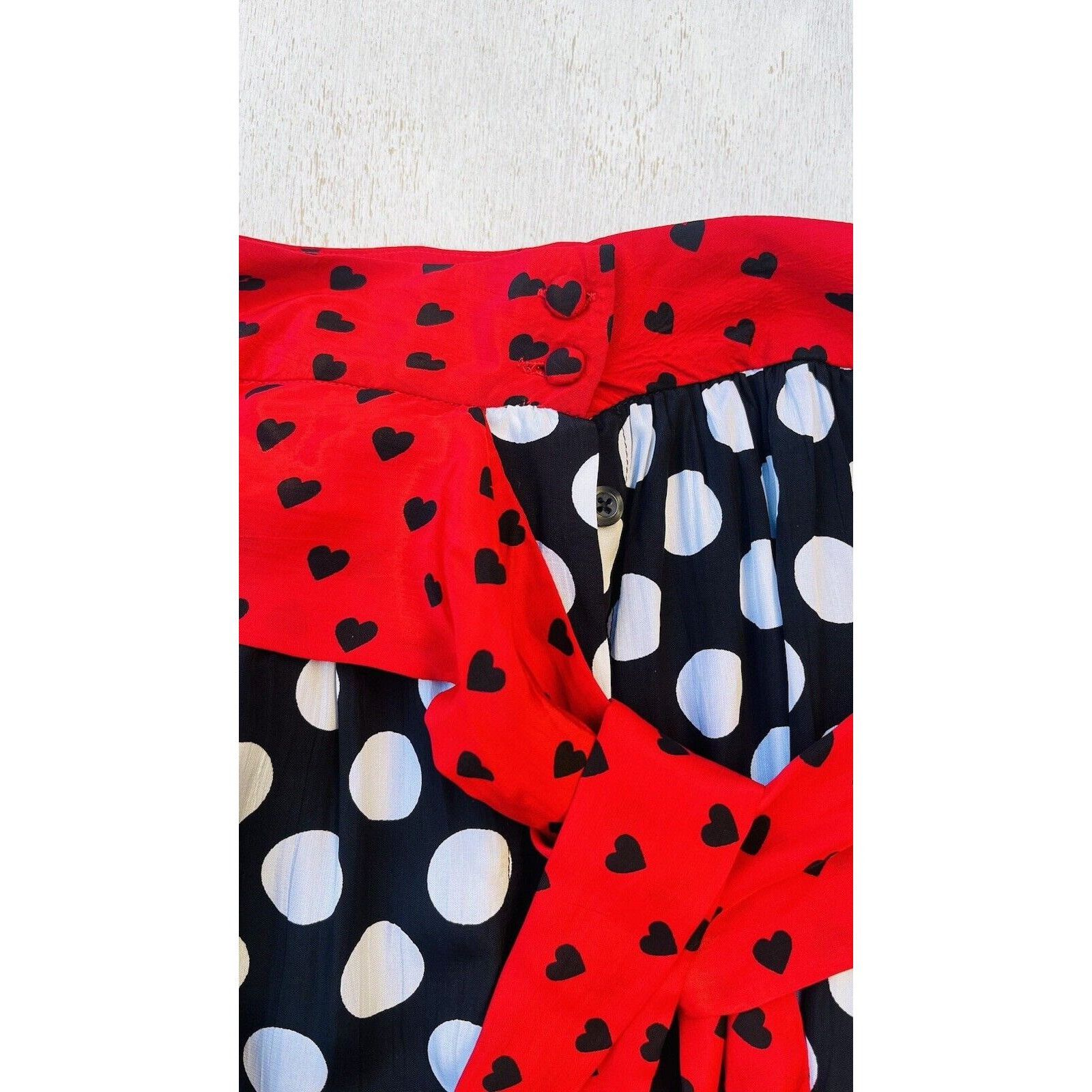 Diesel Diesel Women's 0-MARCIL Skirt Hearts & Polka Dots Print Pock Size 25" / US 0 / IT 36 - 4 Thumbnail