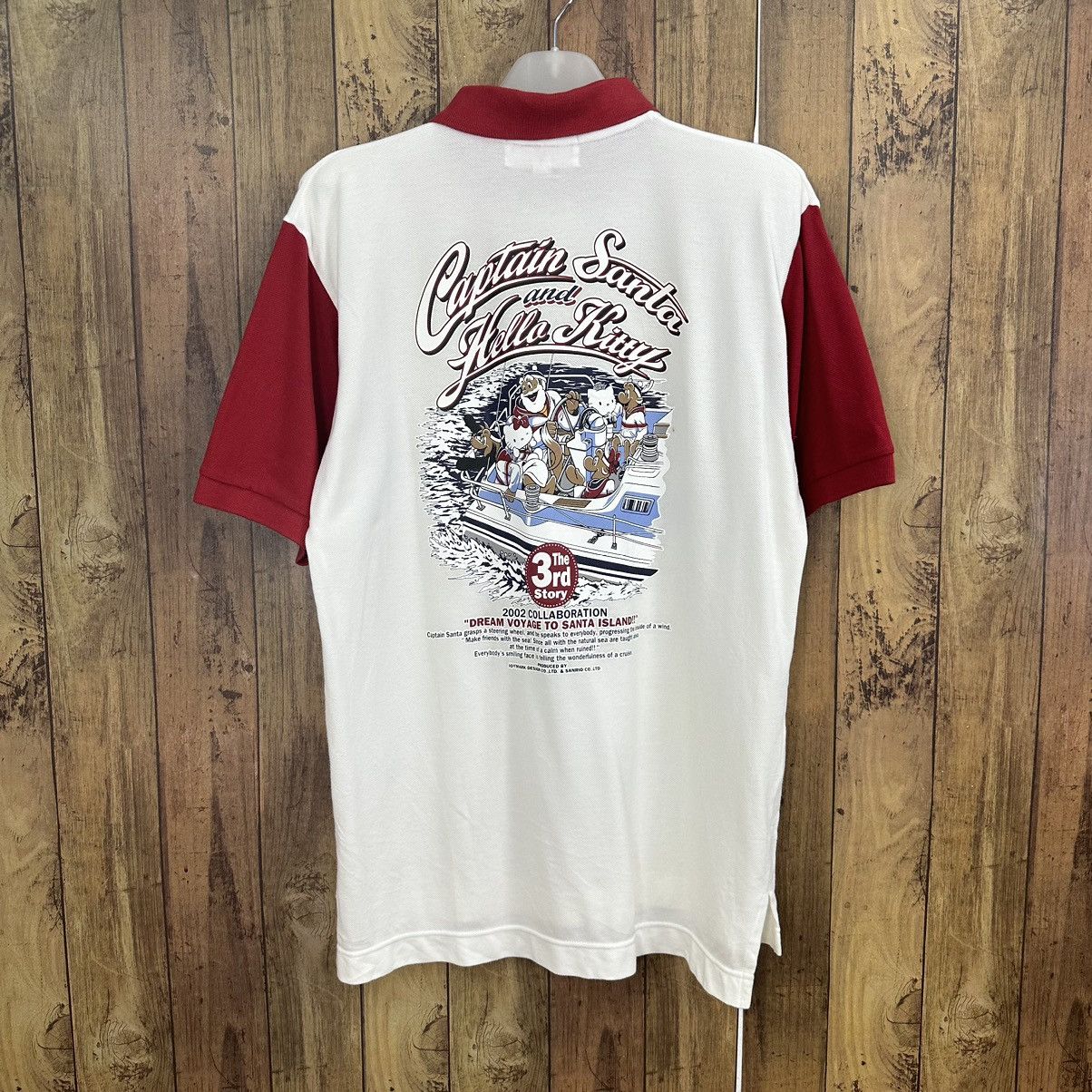 Vintage Vintage Captain Santa X Hello Kitty Sanrio Polo A780 Size US M / EU 48-50 / 2 - 1 Thumbnail