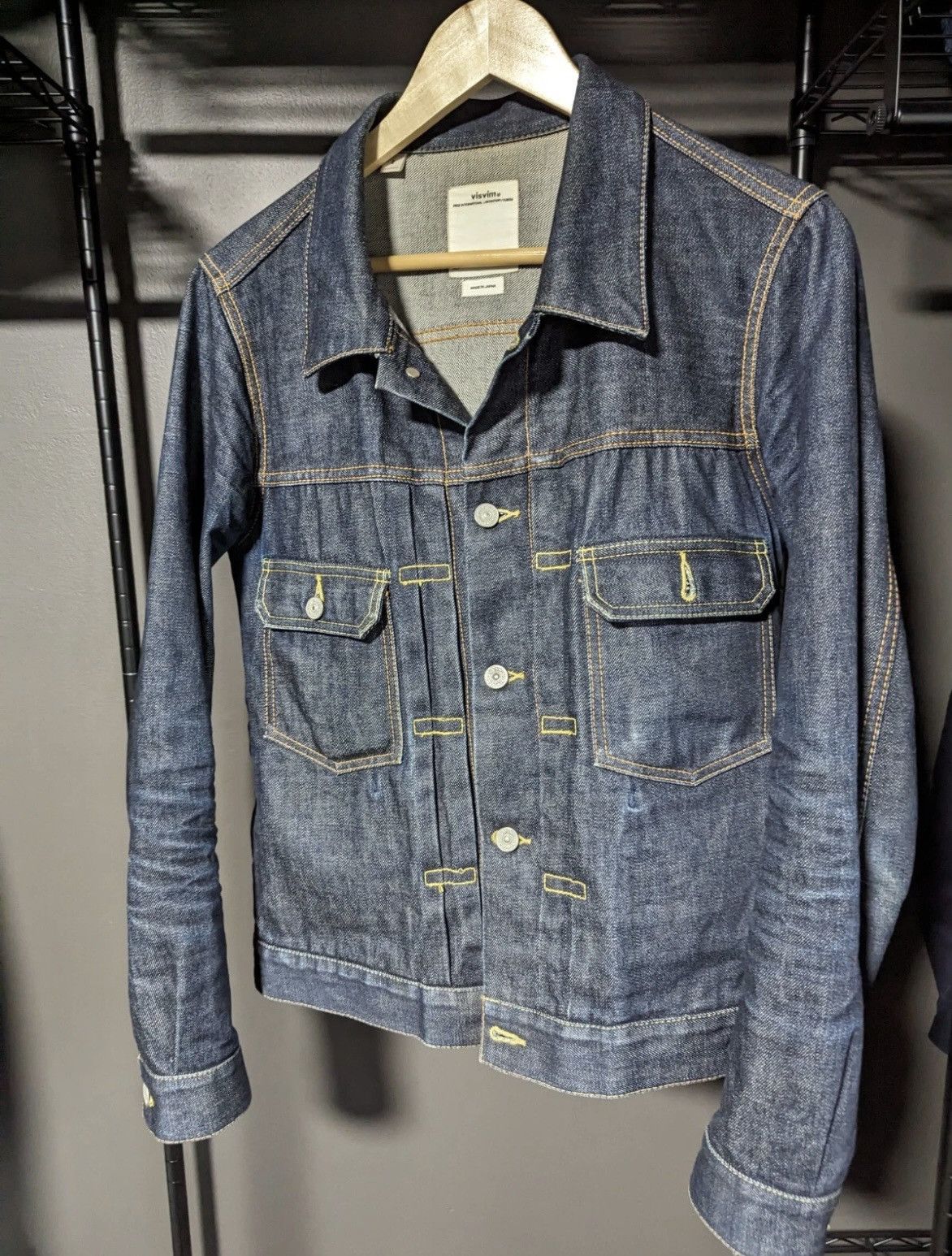 Visvim Visvim 101XX Japanese Raw Selvedge Denim Jacket Size 2 Size US S / EU 44-46 / 1 - 1 Thumbnail