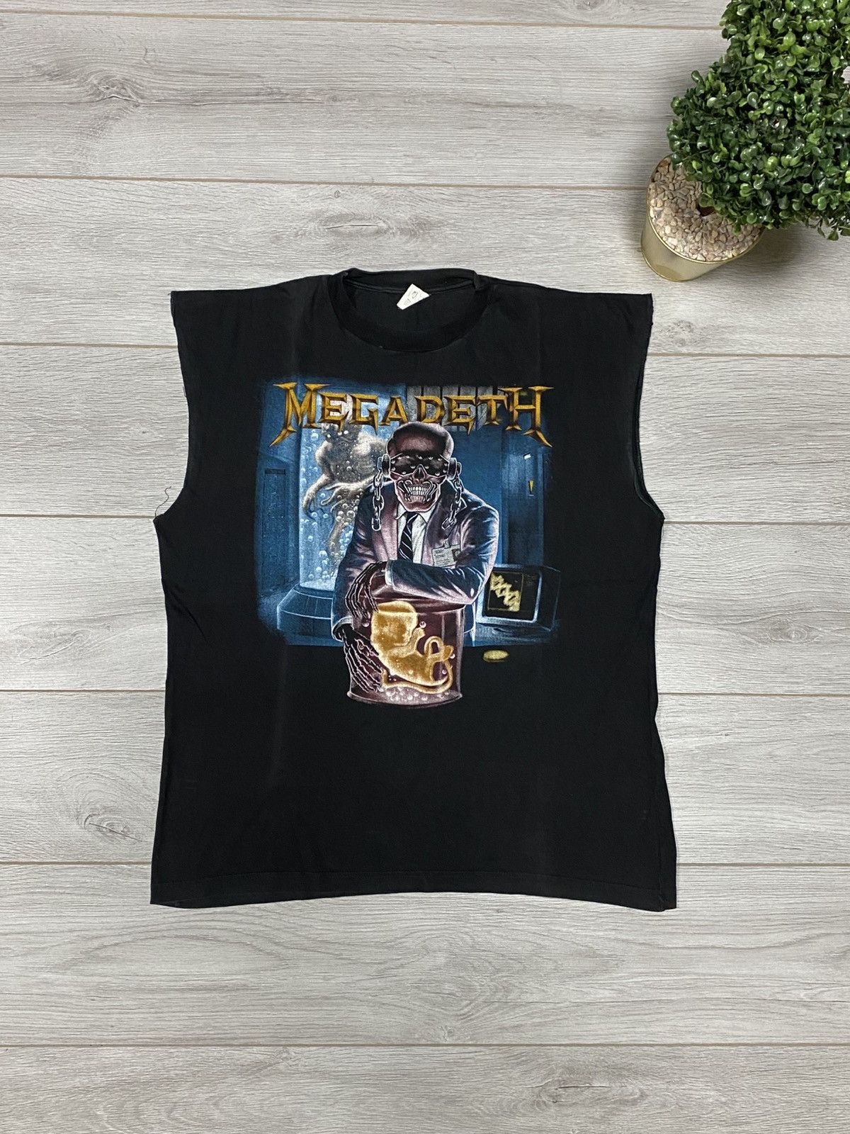 Megadeth Megadeth hangar 18 vintage tank top vest skull Size US L / EU 52-54 / 3 - 1 Thumbnail